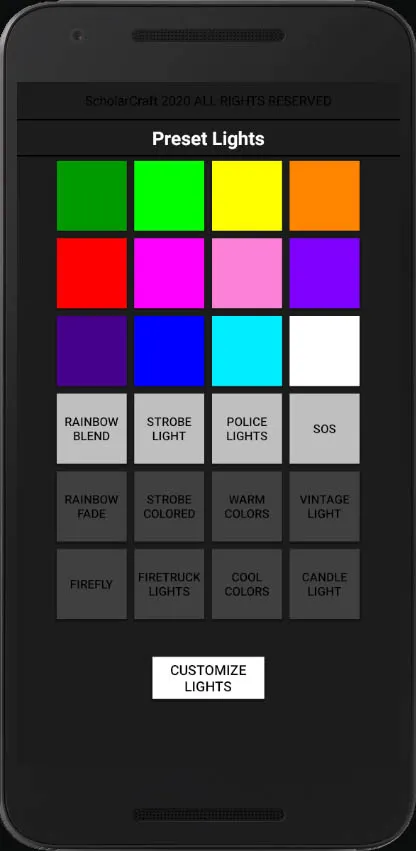 LightBox RGB Color Mood Light | Indus Appstore | Screenshot