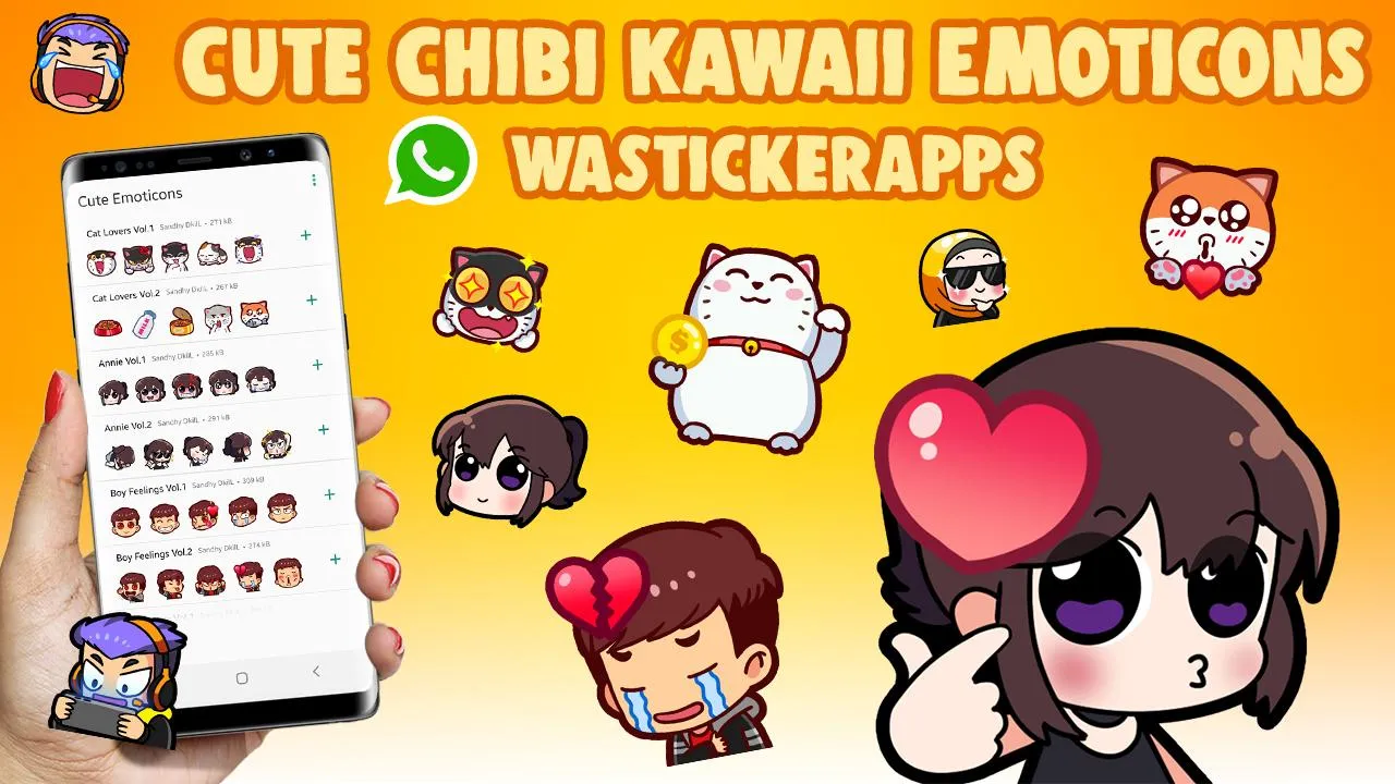 Cute Chibi WAStickerApps | Indus Appstore | Screenshot