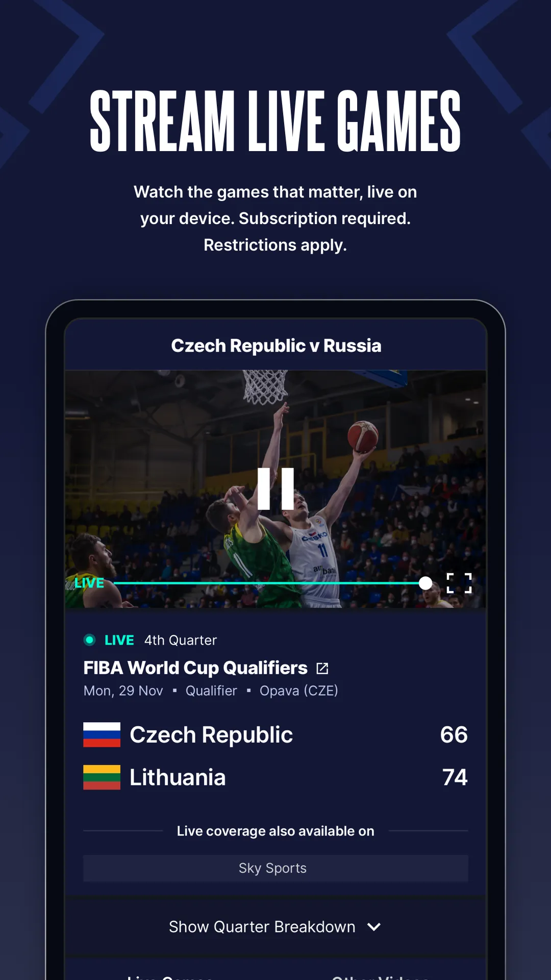Courtside 1891 | Indus Appstore | Screenshot
