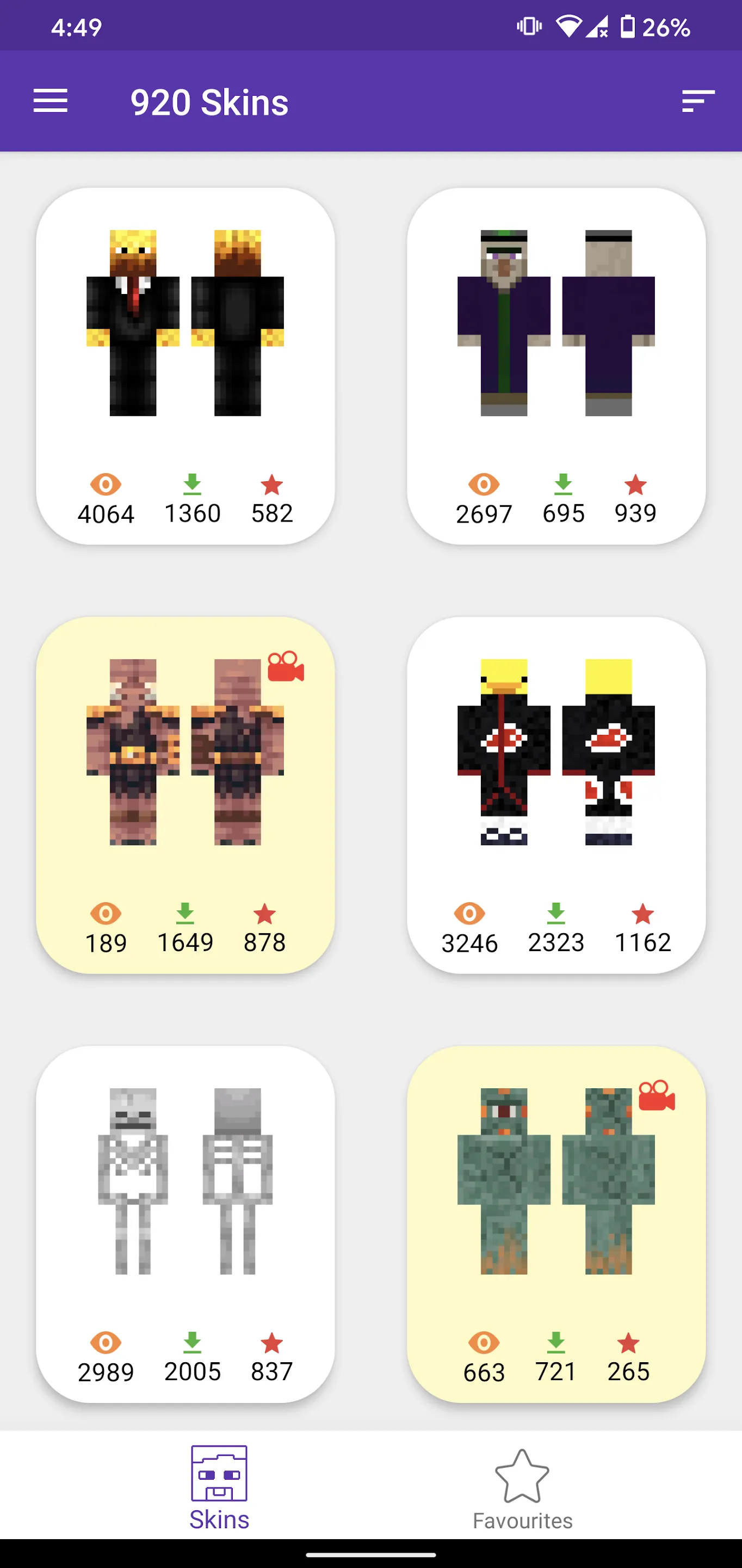 Mob Skins | Indus Appstore | Screenshot