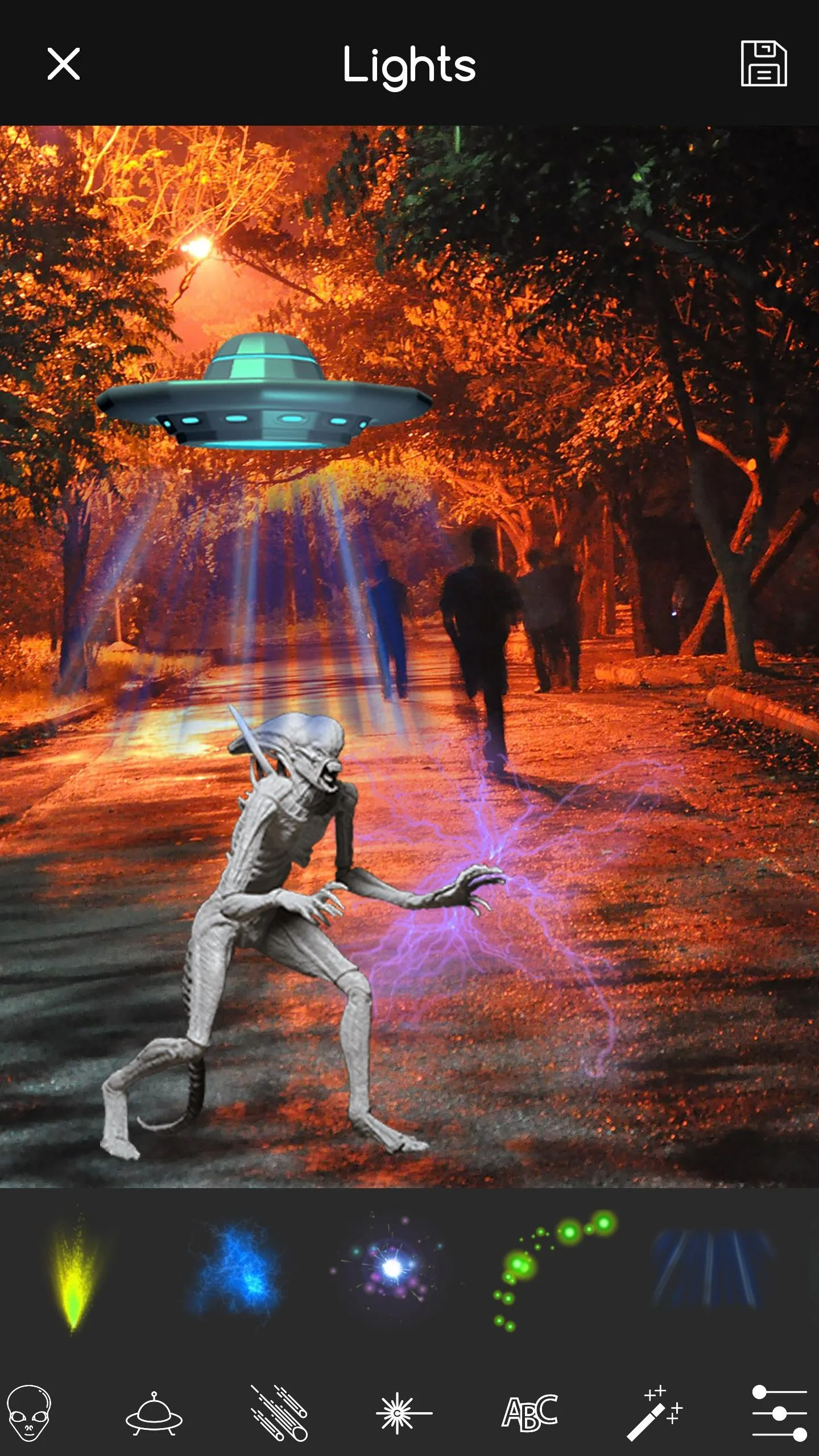 Alien UFO Photo Editor | Indus Appstore | Screenshot