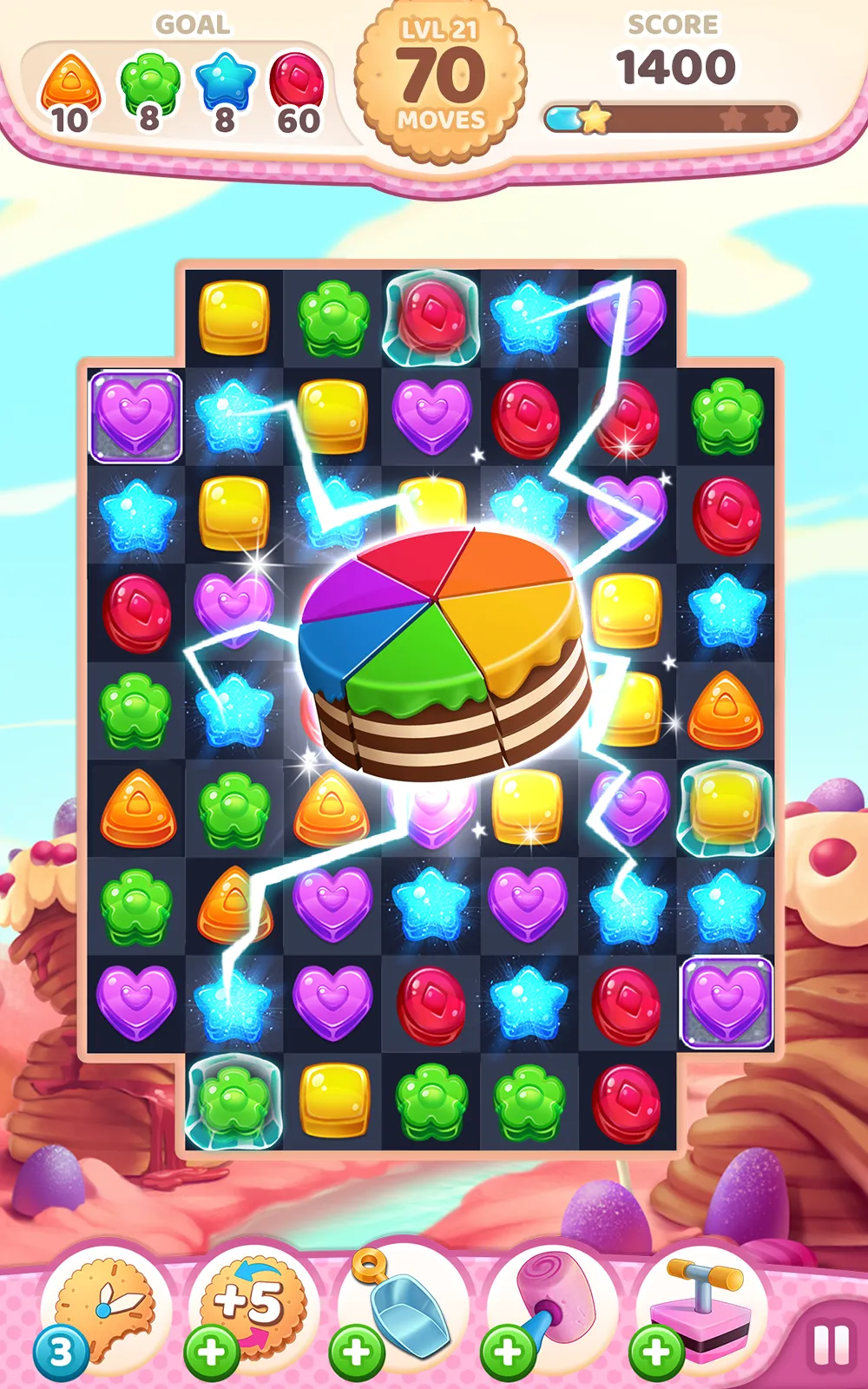 Cookie Rush Match 3 | Indus Appstore | Screenshot