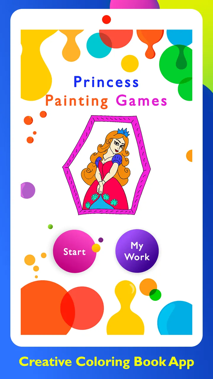 Princess Painting Games | Indus Appstore | Screenshot