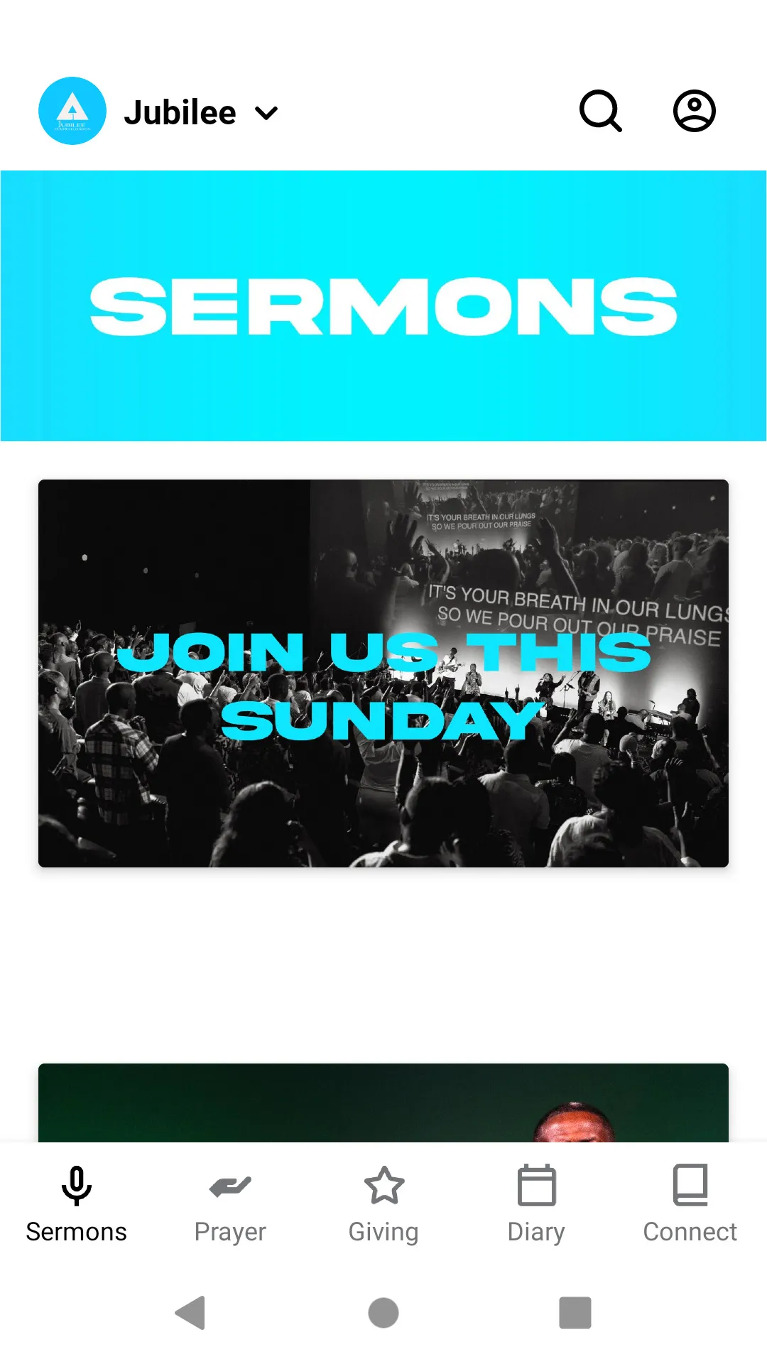 Jubilee Church London | Indus Appstore | Screenshot