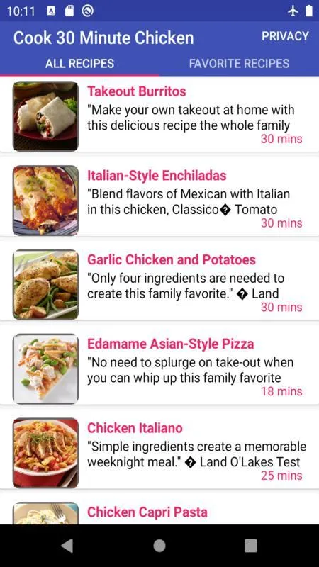 chicken n 30 mint: easy recipe | Indus Appstore | Screenshot