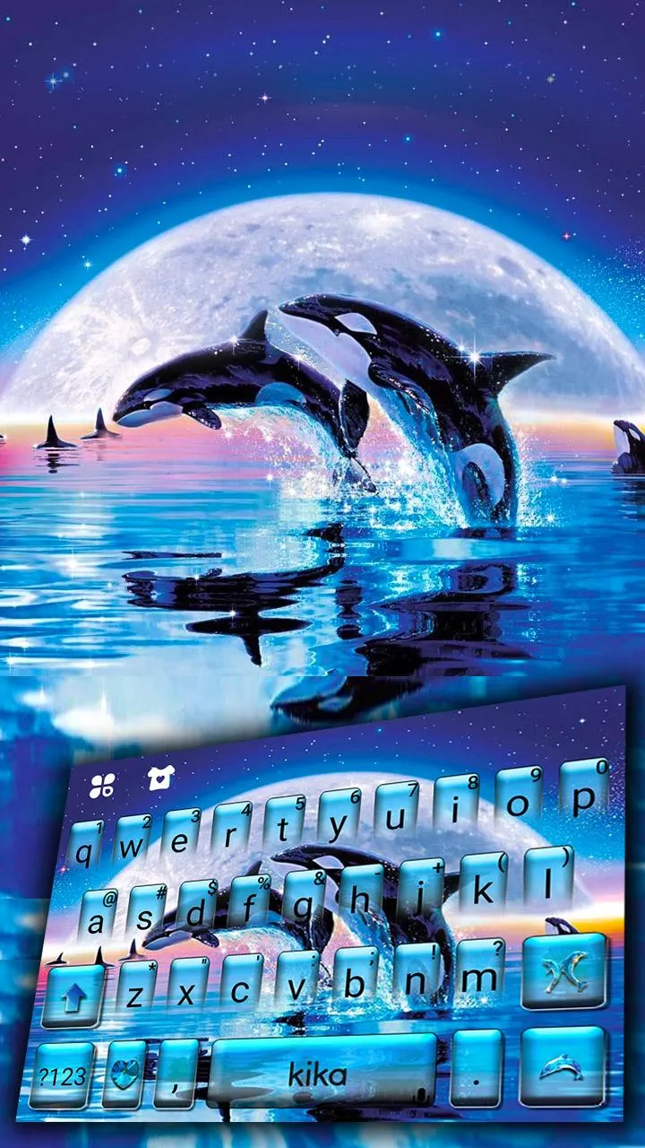 Jumping Whale Keyboard Theme | Indus Appstore | Screenshot