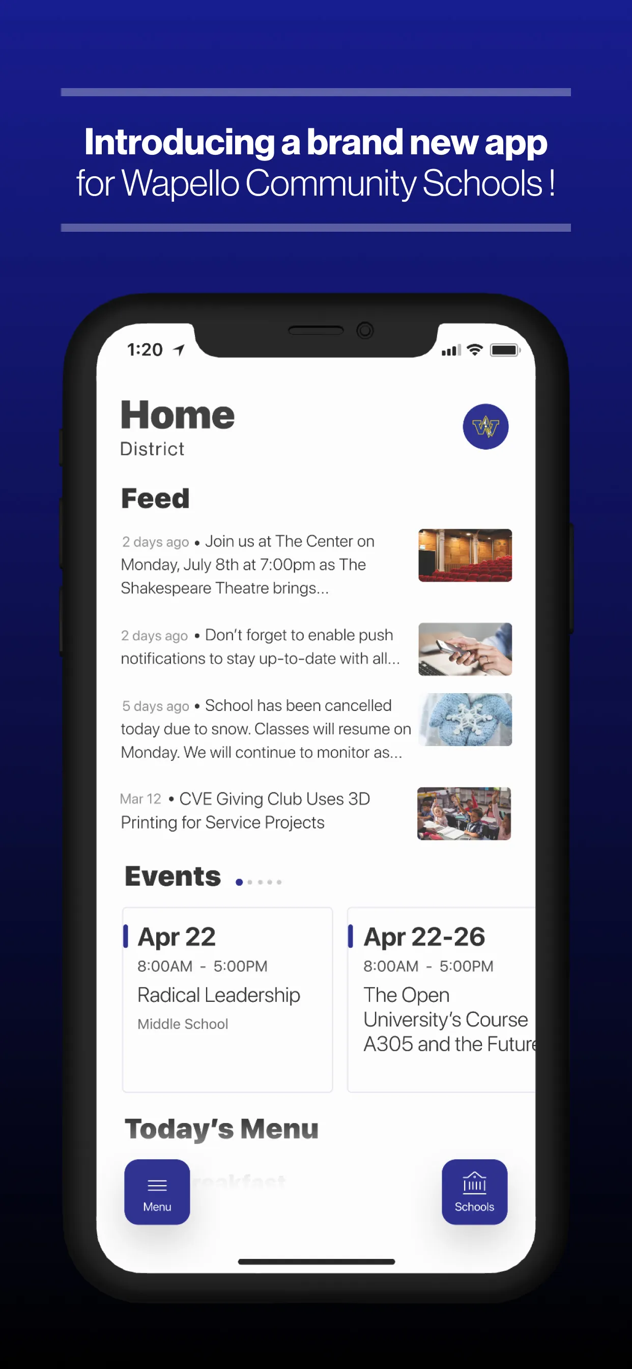 Wapello Community Schools | Indus Appstore | Screenshot