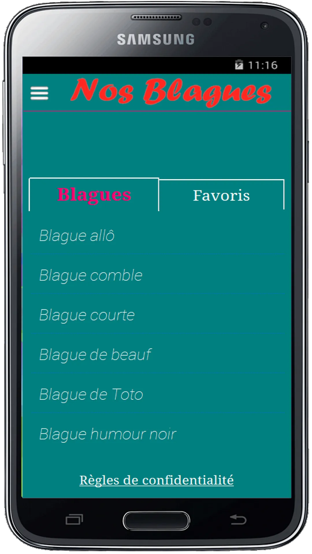 Nos Blagues | Indus Appstore | Screenshot