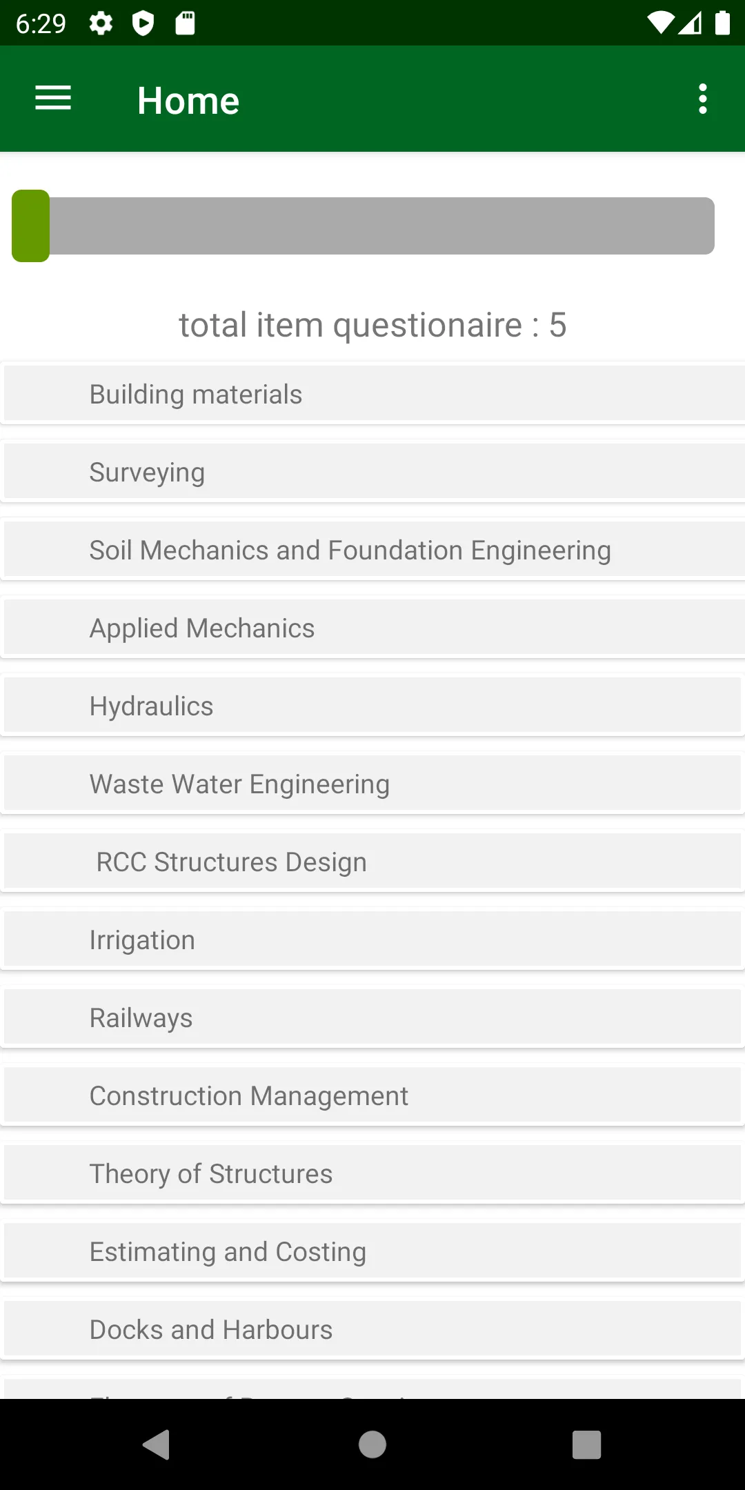 CIVIL ENGINEER REVIEWER | Indus Appstore | Screenshot