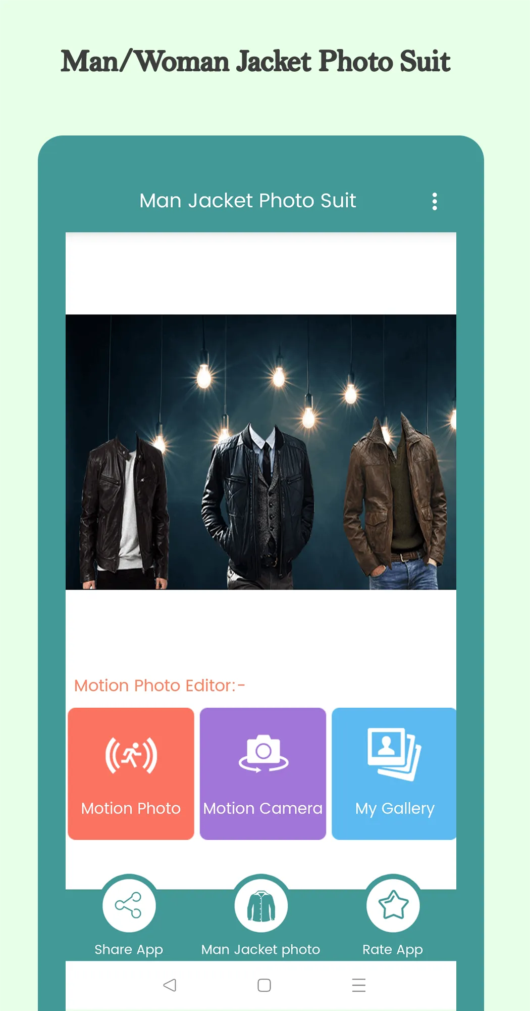 Man Jacket Photo Suit | Indus Appstore | Screenshot