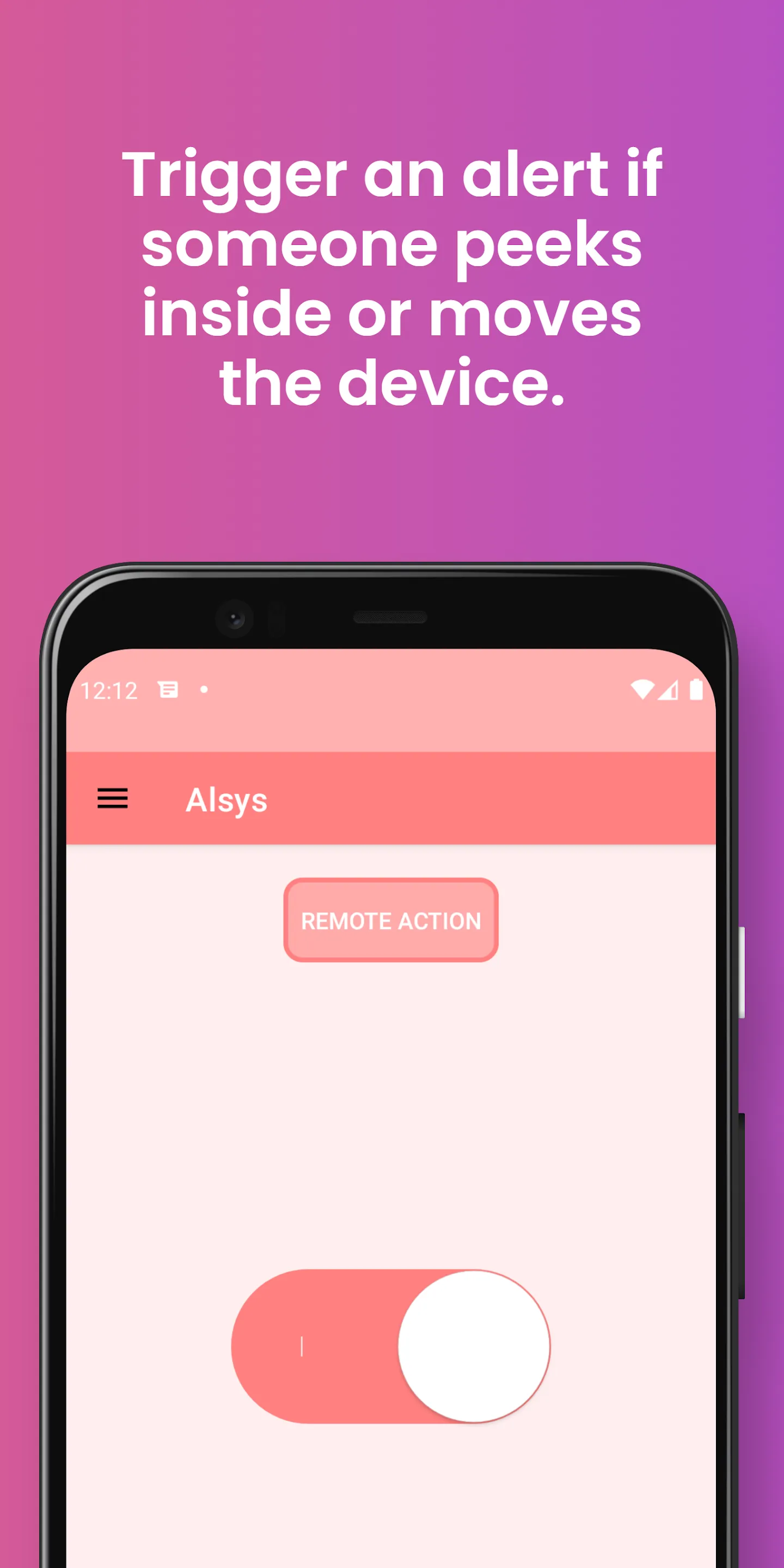 ALSYS - Don't touch my phone! | Indus Appstore | Screenshot