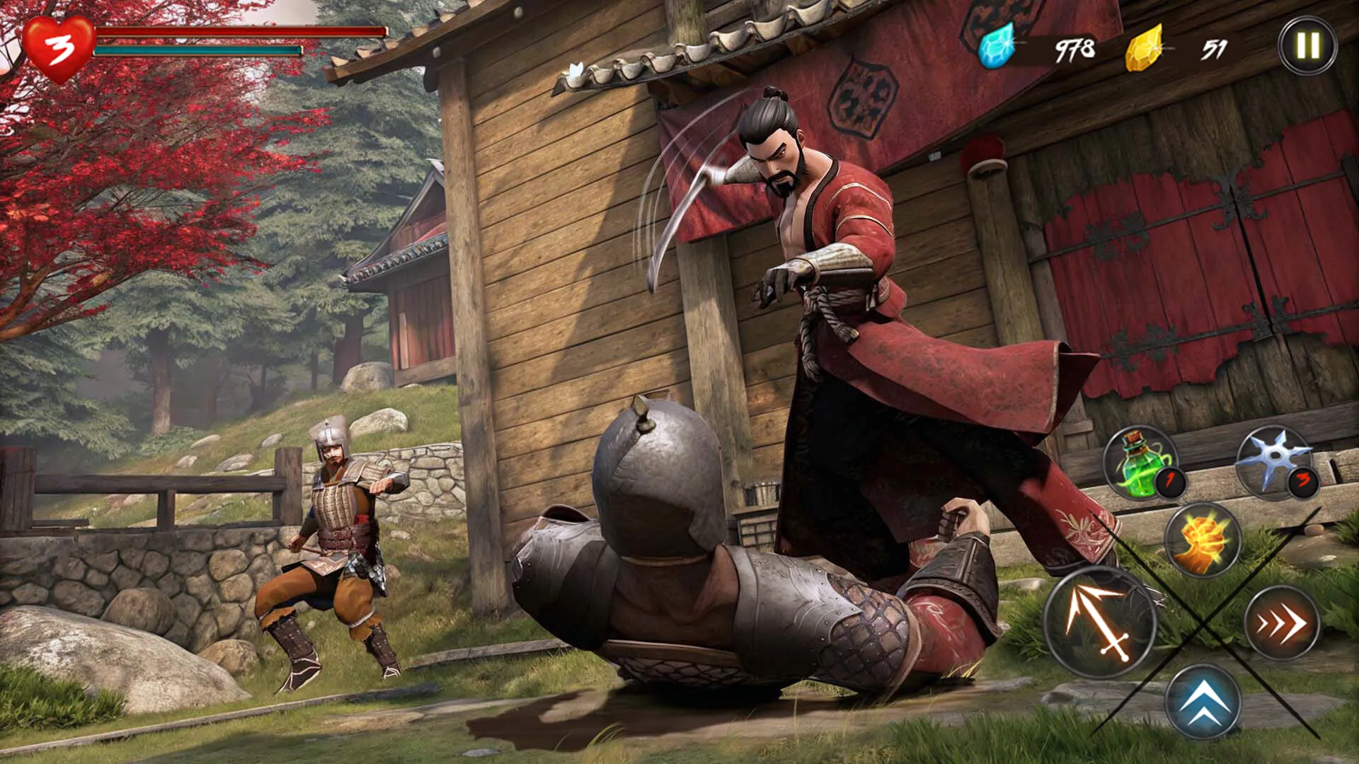 Takashi Ninja Samurai Game | Indus Appstore | Screenshot