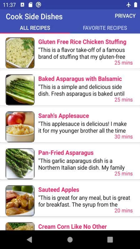 Side dish recipe | Indus Appstore | Screenshot