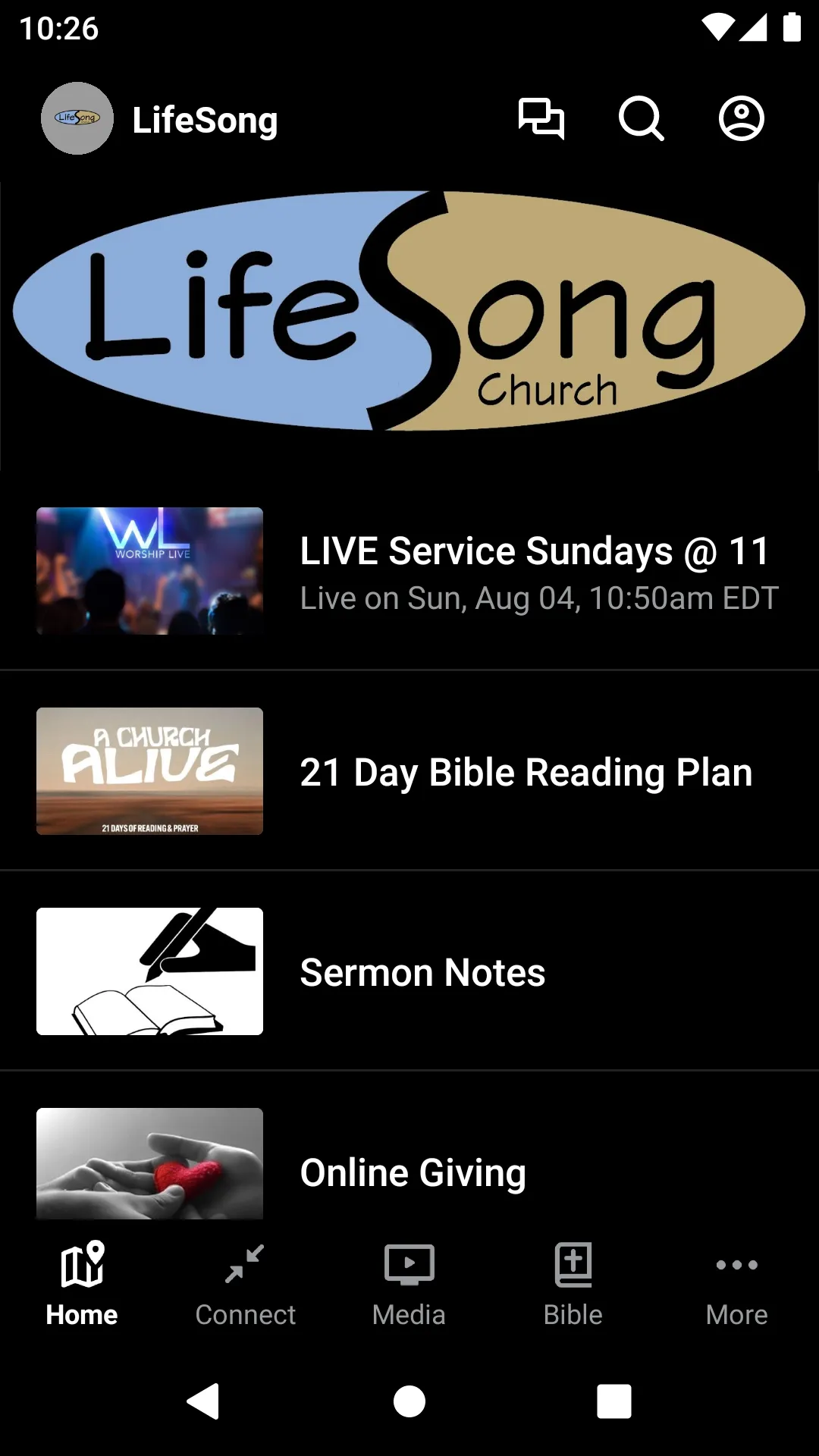 LifeSong Church | Indus Appstore | Screenshot