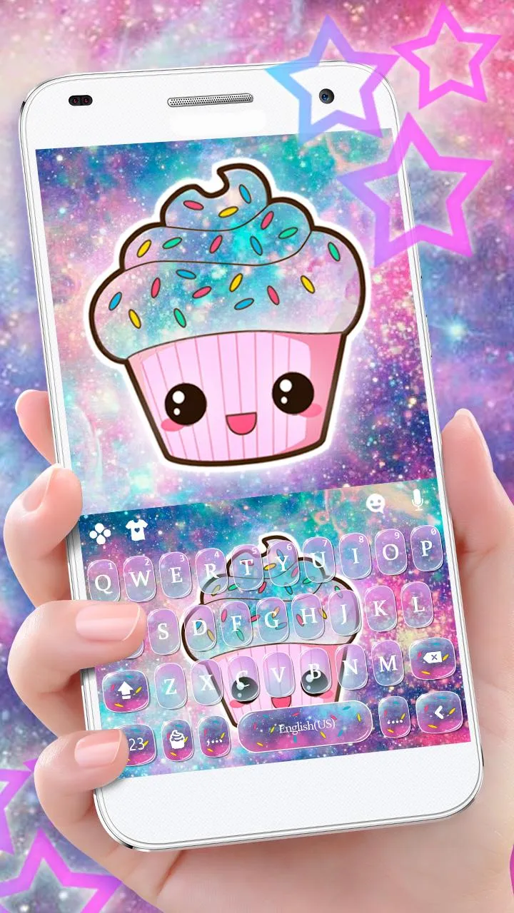 Galaxy Candy Cupcake Theme | Indus Appstore | Screenshot