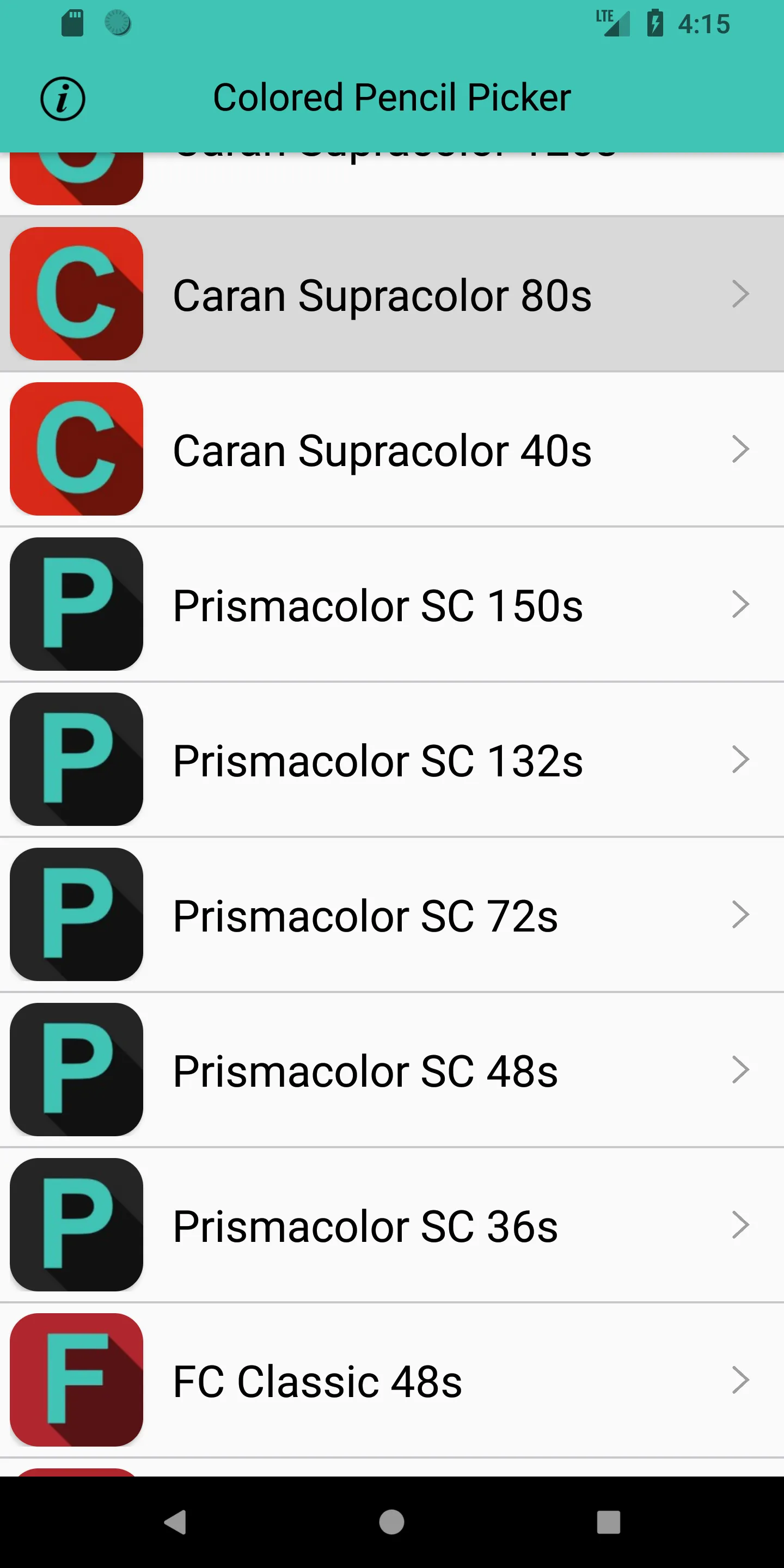 Colored Pencil Picker: The Ult | Indus Appstore | Screenshot