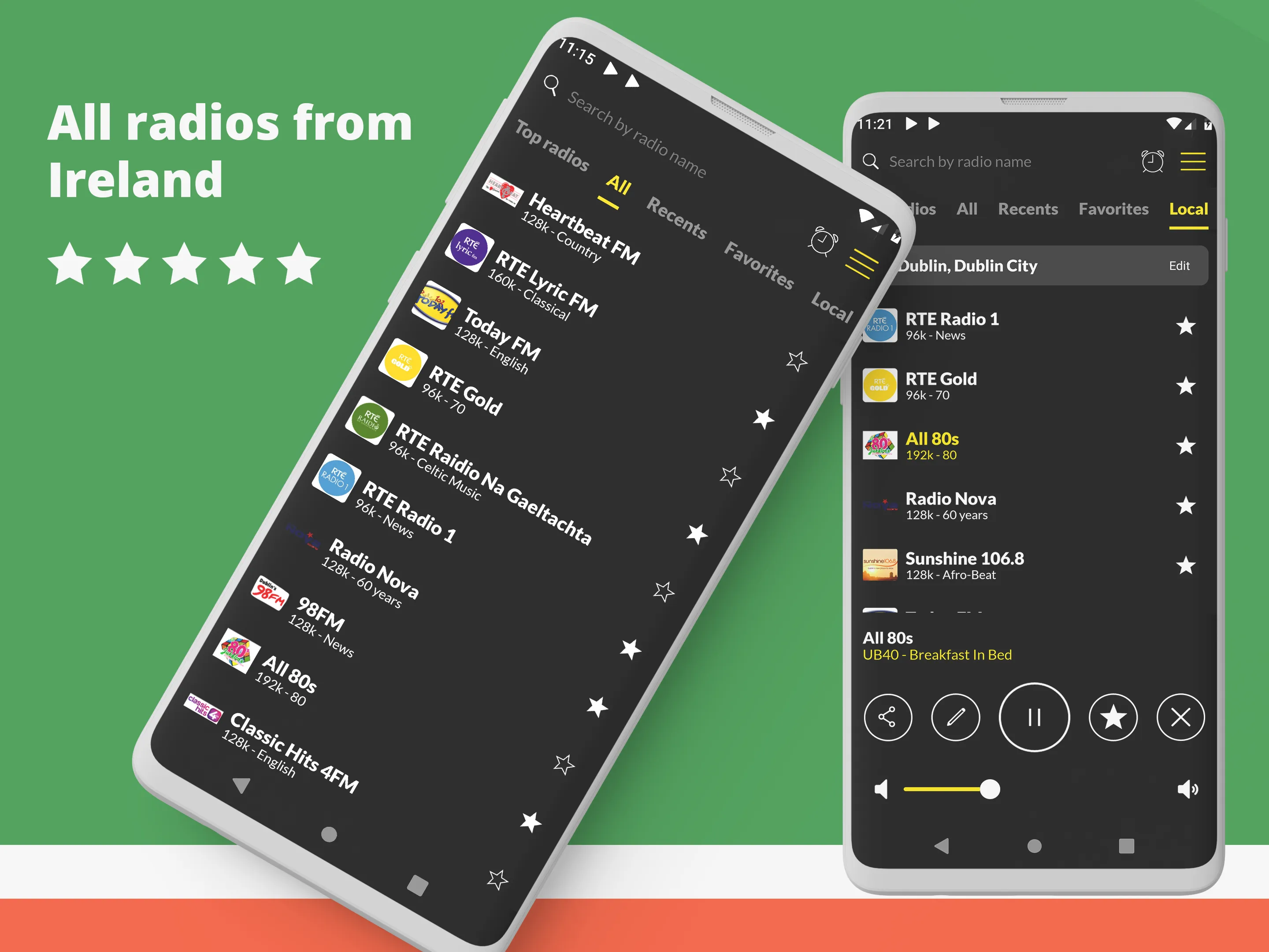 Radio Ireland FM online | Indus Appstore | Screenshot