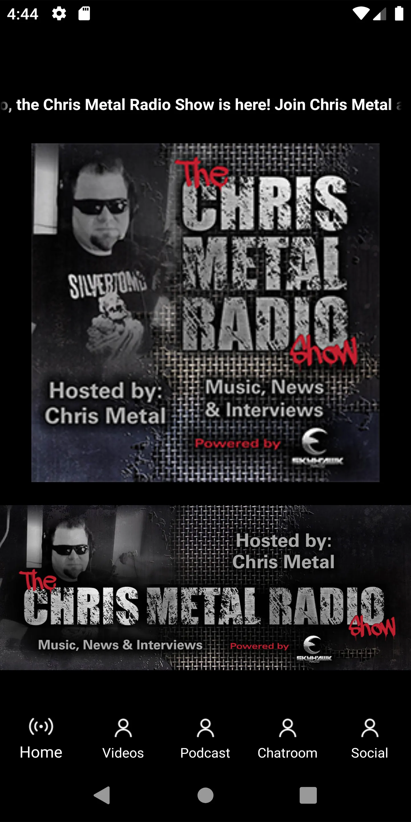 Chris Metal Radio Podcast | Indus Appstore | Screenshot