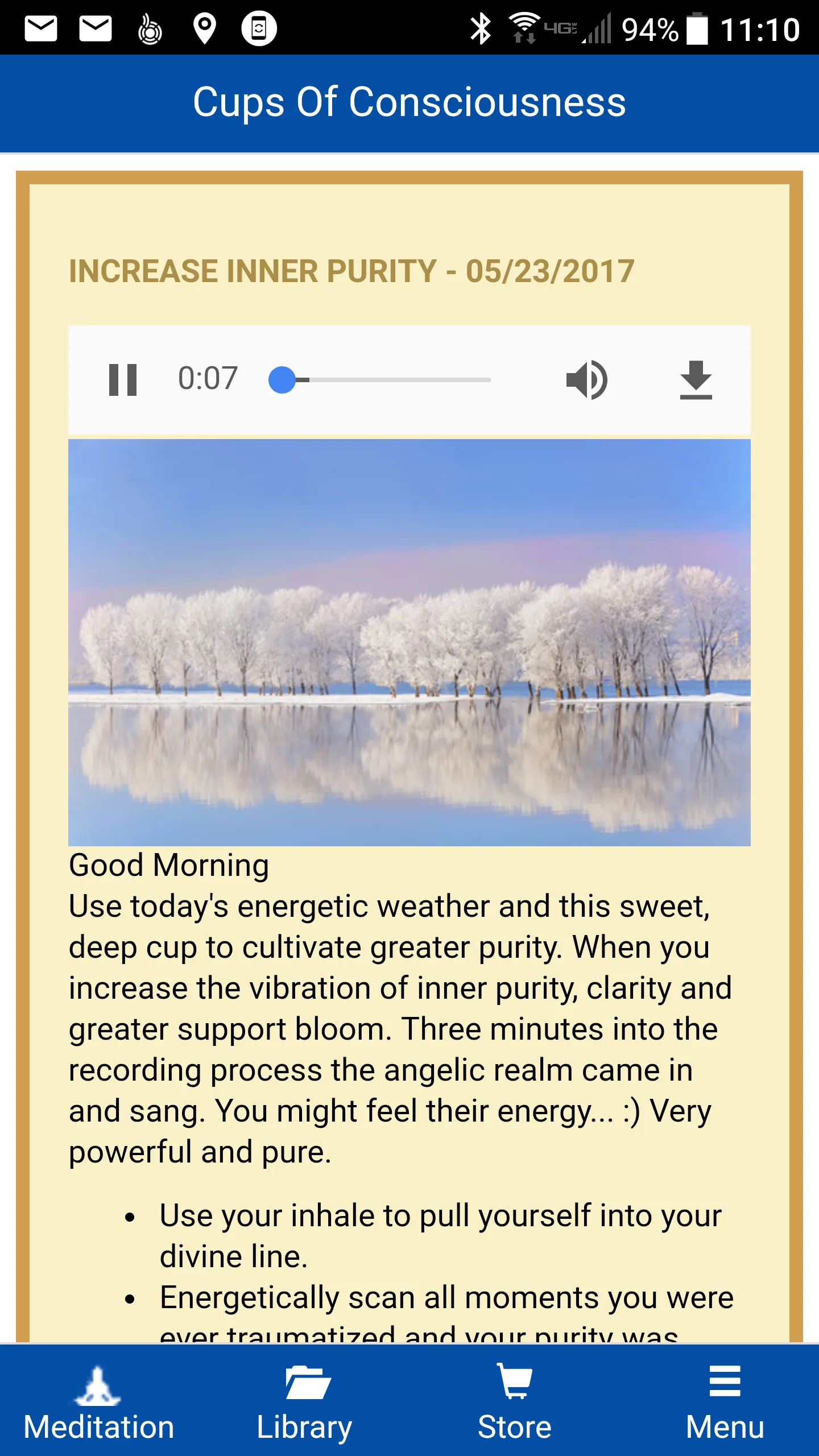 Cups of Consciousness - Daily  | Indus Appstore | Screenshot