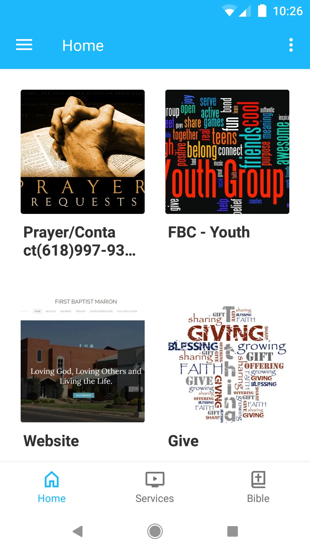 First Baptist Church Marion | Indus Appstore | Screenshot