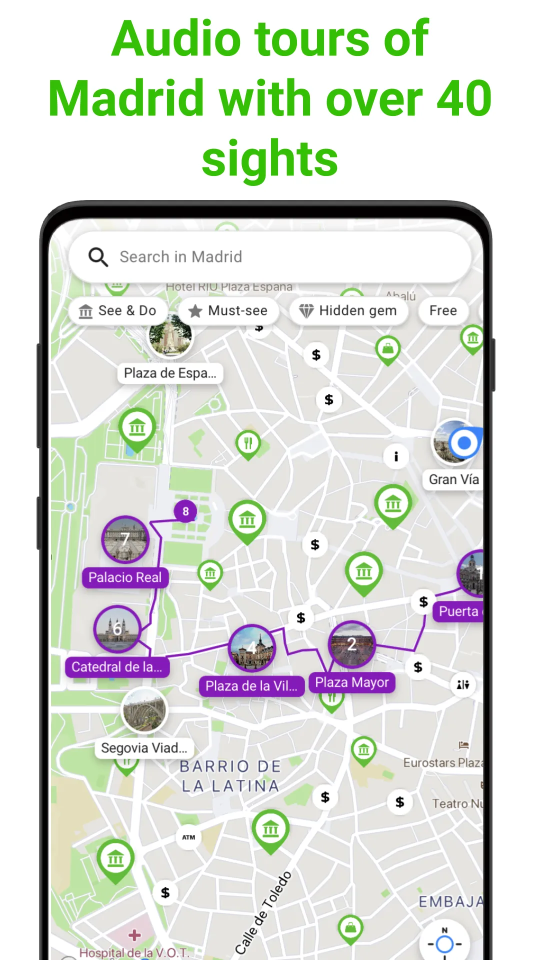 Madrid Tour Guide:SmartGuide | Indus Appstore | Screenshot