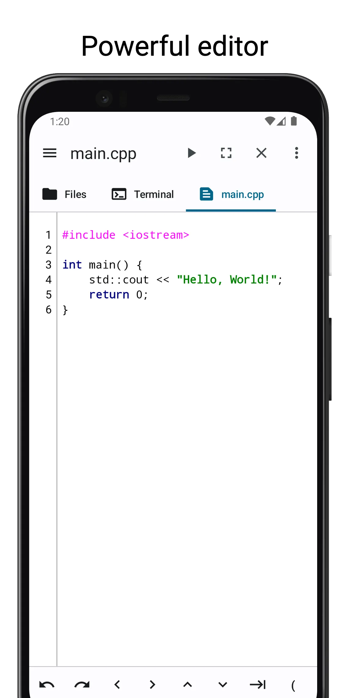 CxStudio - C/C++ IDE | Indus Appstore | Screenshot