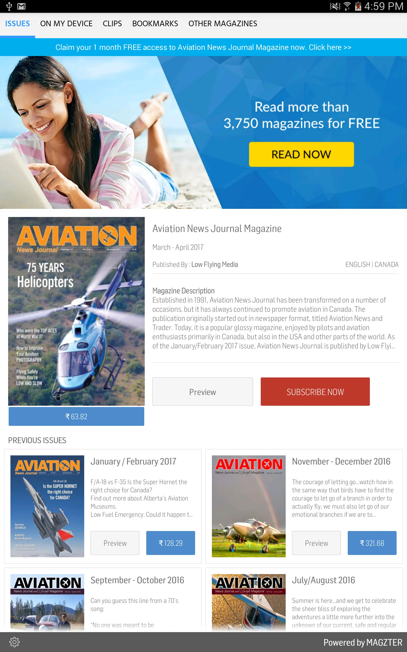 Aviation News Journal Magazine | Indus Appstore | Screenshot