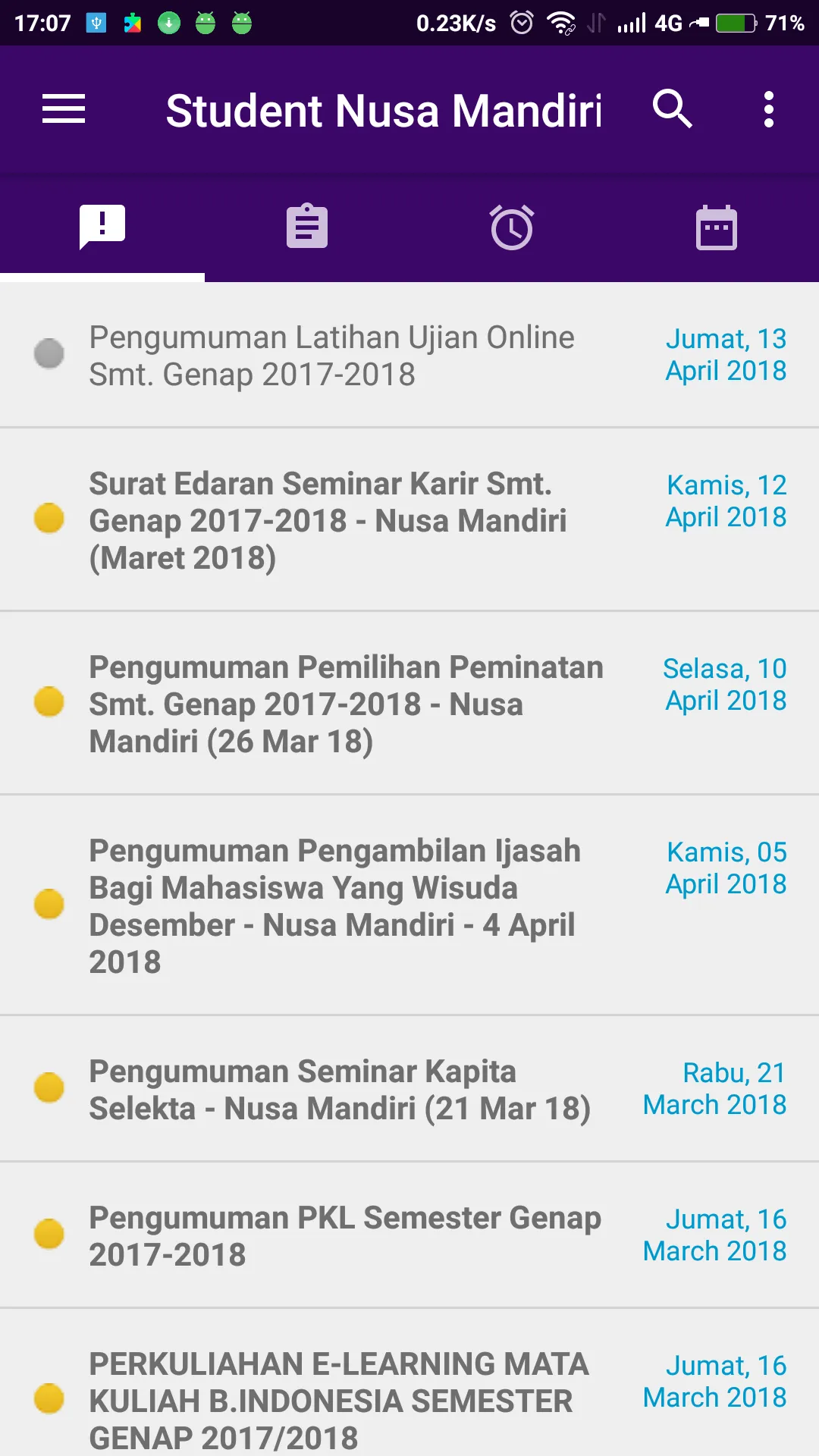 MyNusa Student | Indus Appstore | Screenshot