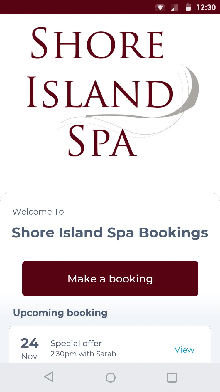 Shore Island Spa Bookings | Indus Appstore | Screenshot