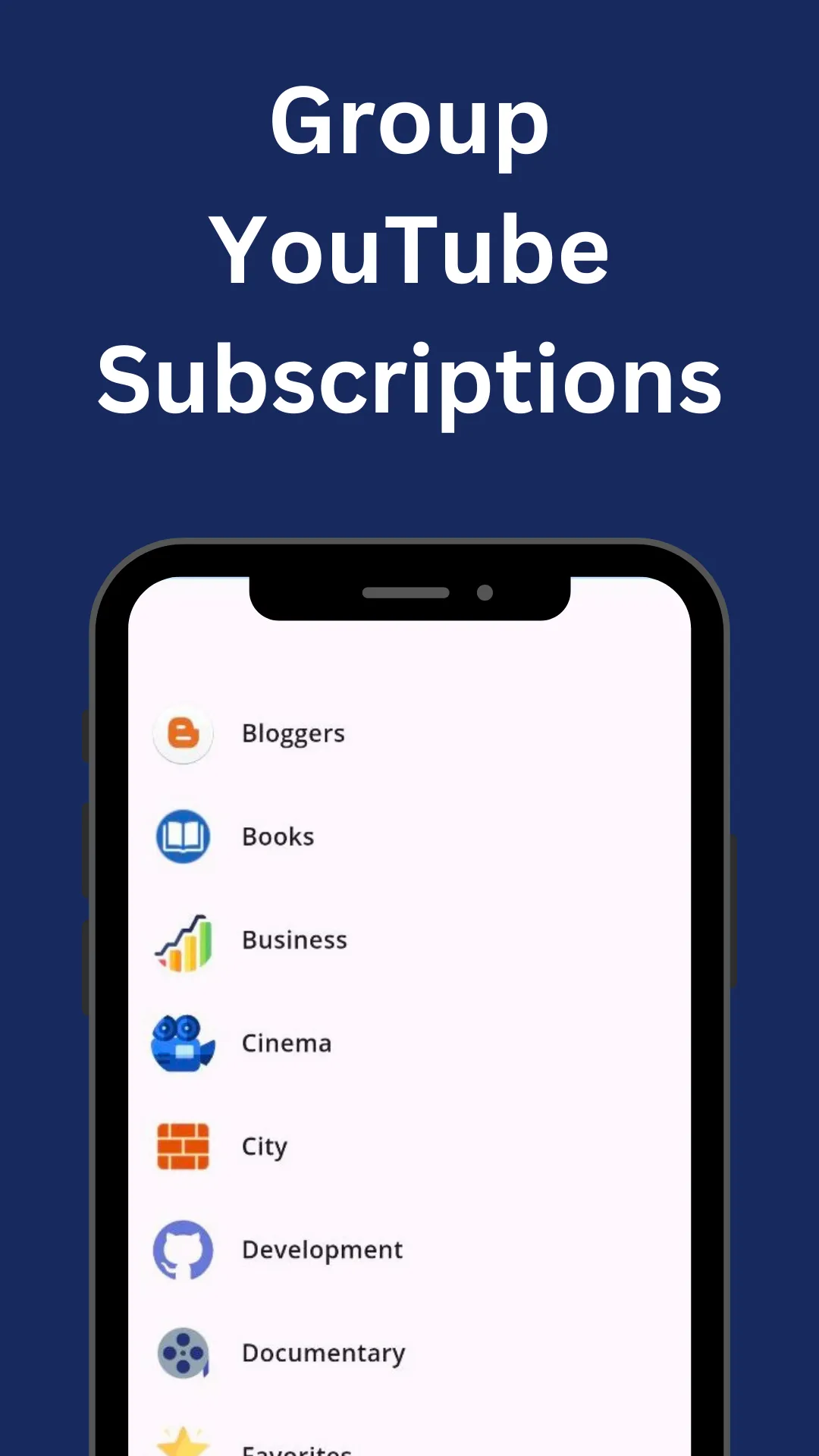 PocketTube: YouTube Groups | Indus Appstore | Screenshot