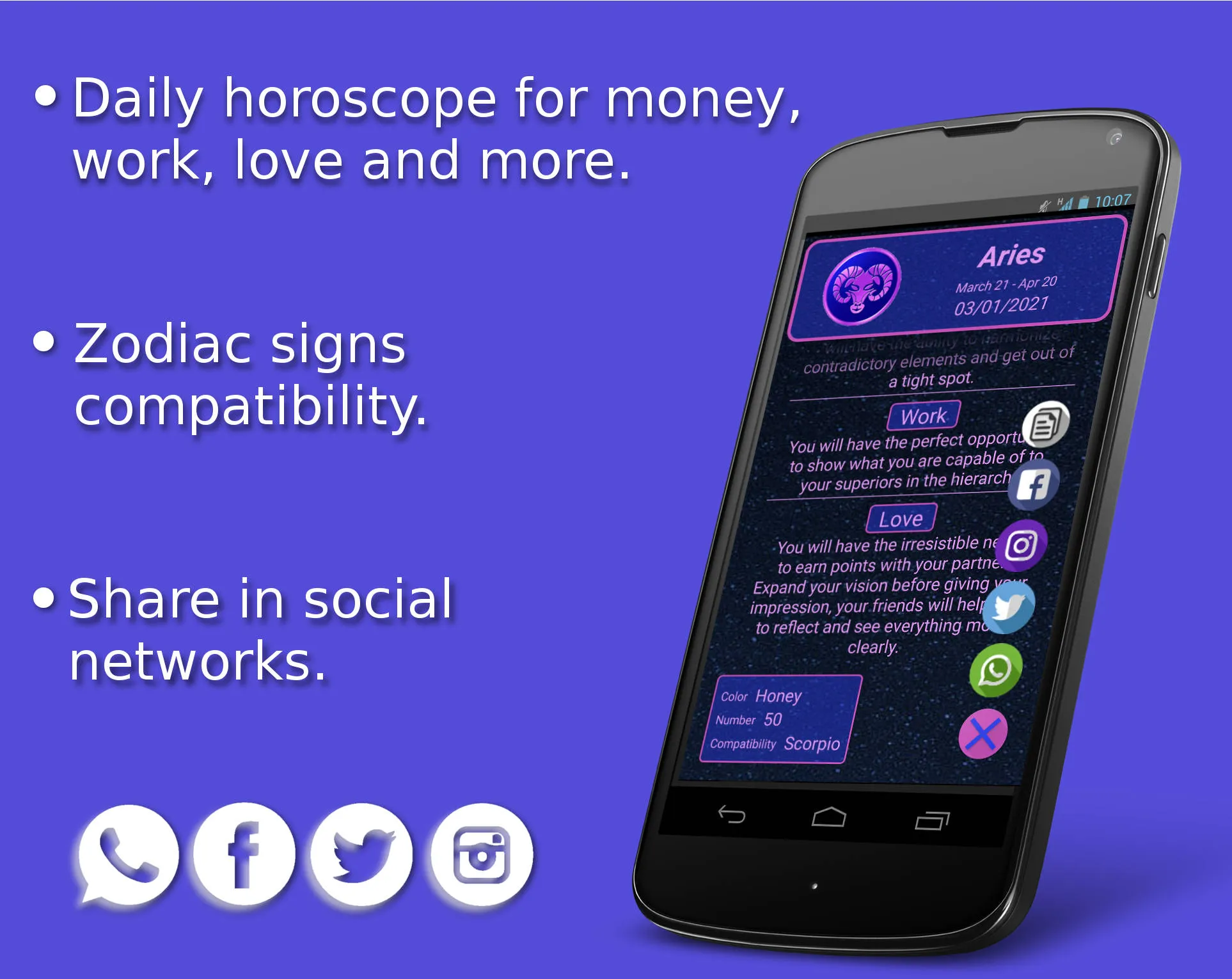 Daily Horoscope | Indus Appstore | Screenshot