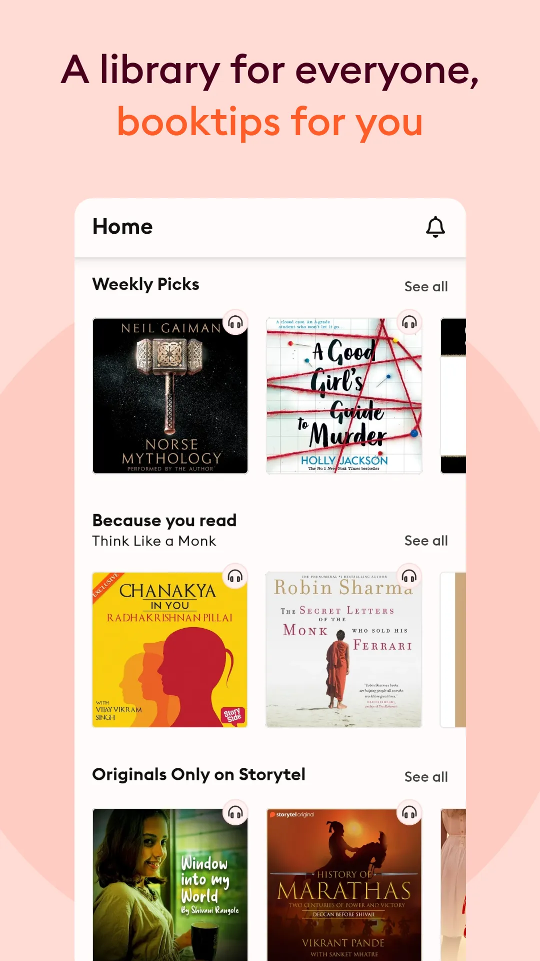 Storytel: Audiobooks & Ebooks | Indus Appstore | Screenshot