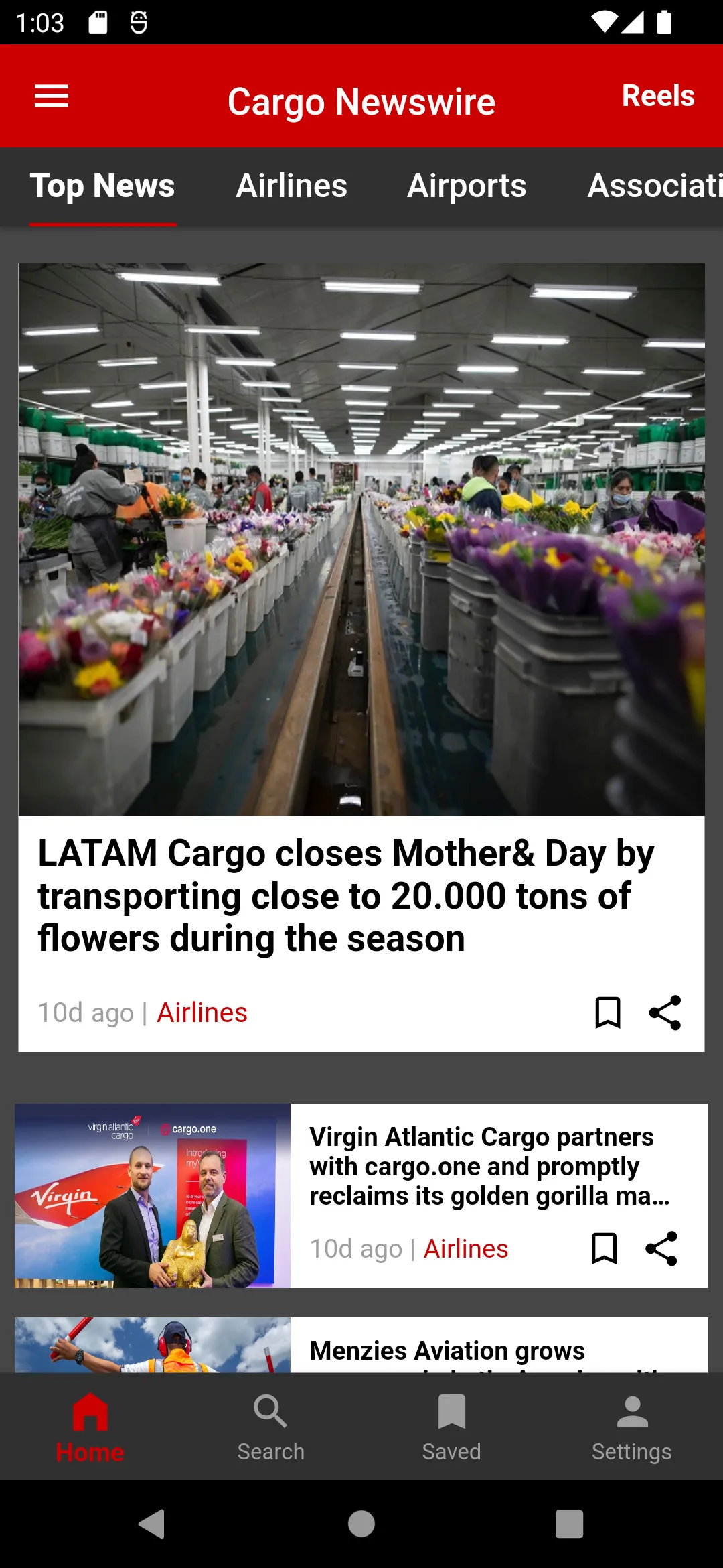 Cargo Newswire | Indus Appstore | Screenshot