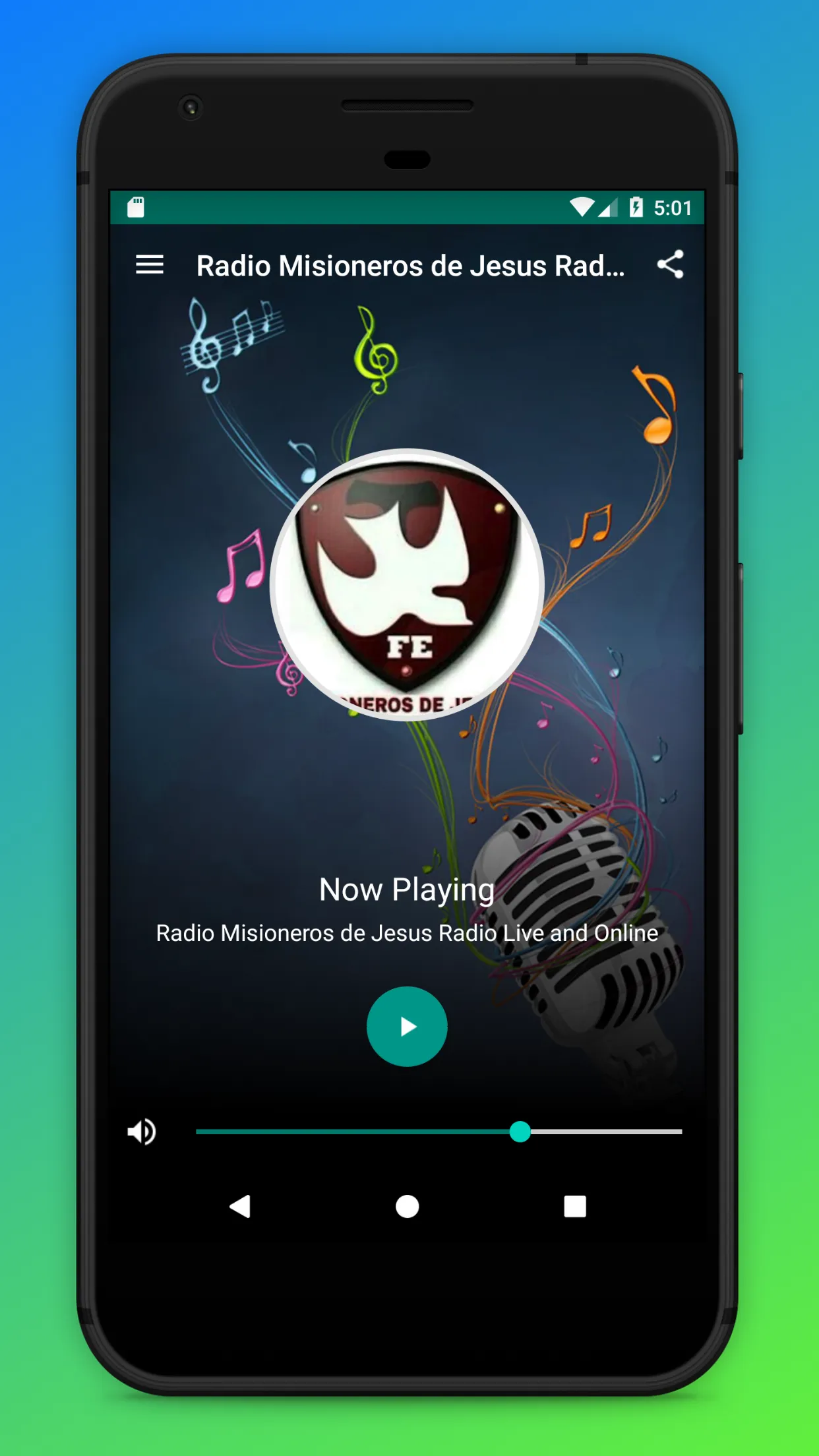 Radio Misioneros de Jesus App | Indus Appstore | Screenshot