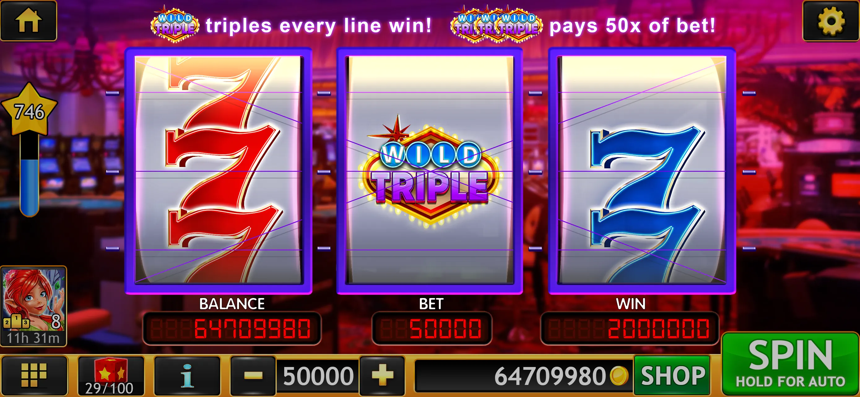 Wild Triple 777 Slots Casino | Indus Appstore | Screenshot