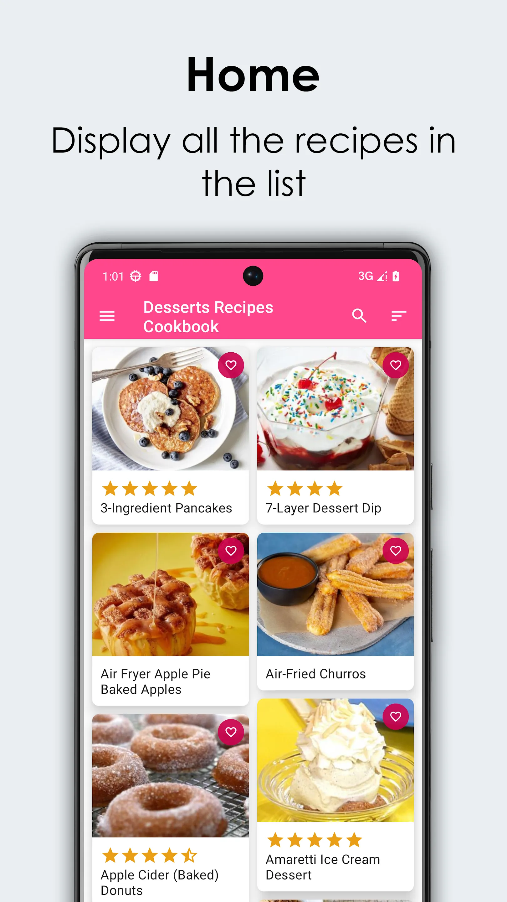 Desserts Recipes Cookbook | Indus Appstore | Screenshot