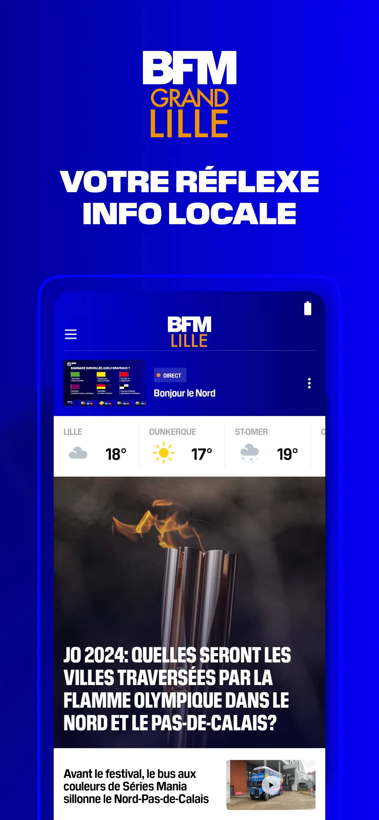 BFM Grand Lille - news & météo | Indus Appstore | Screenshot