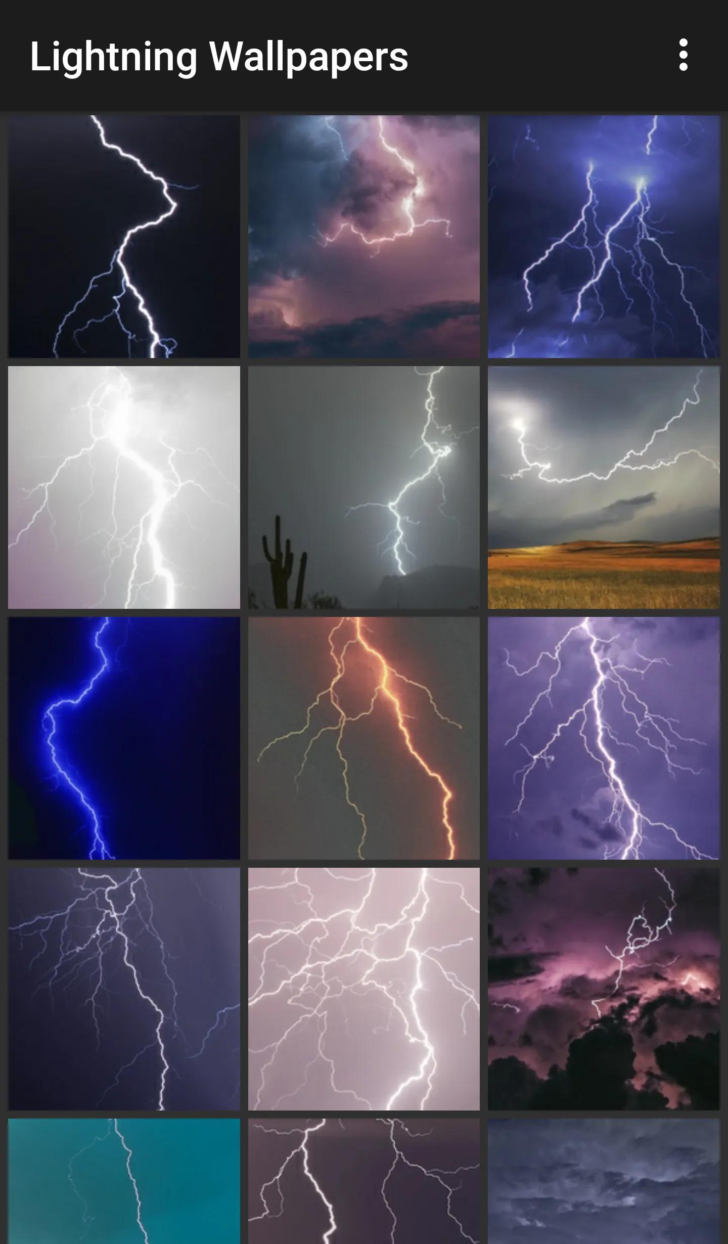 Lightning Wallpapers | Indus Appstore | Screenshot