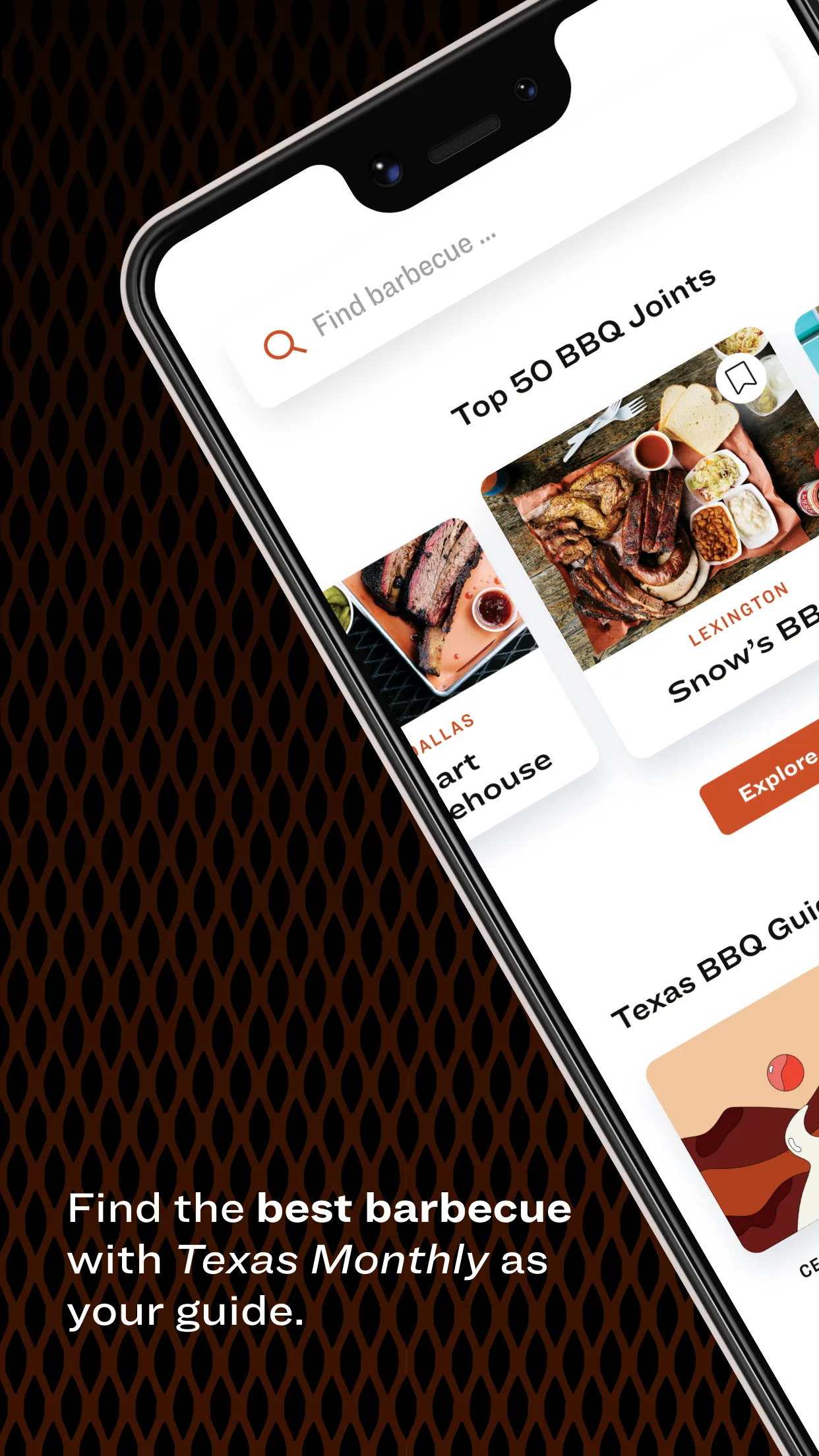 Texas Monthly BBQ Finder | Indus Appstore | Screenshot