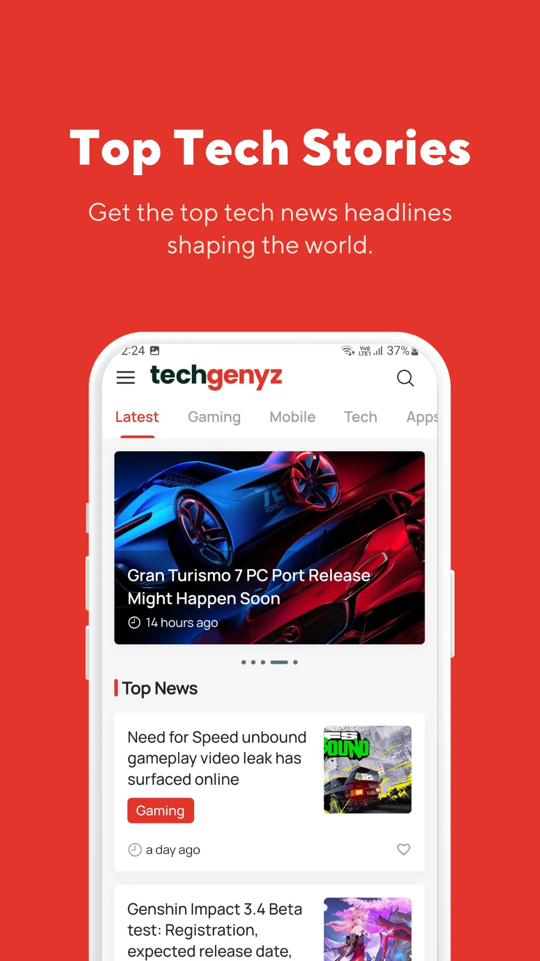 Techgenyz: Tech News & Updates | Indus Appstore | Screenshot