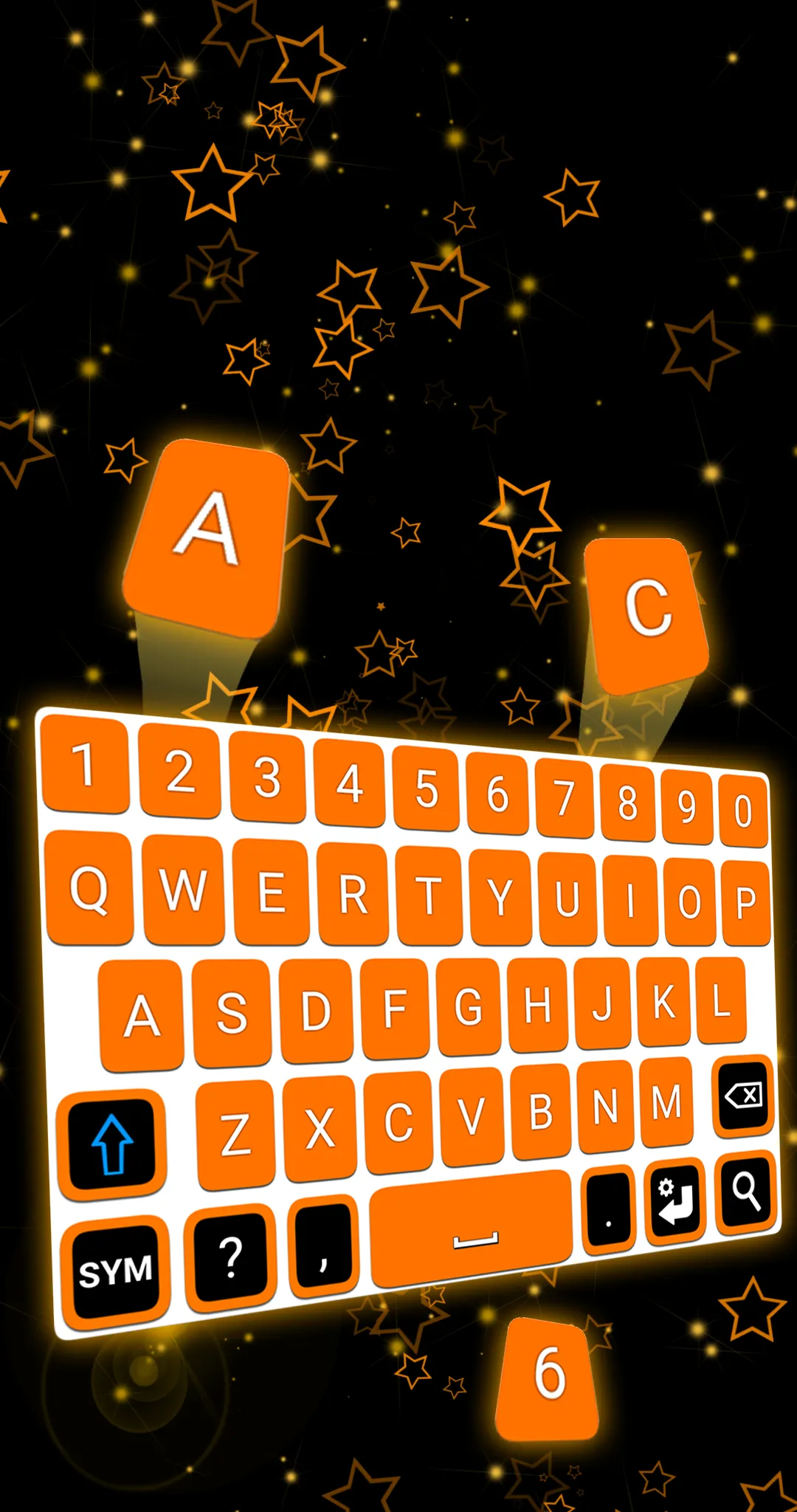 Orange Keyboard | Indus Appstore | Screenshot