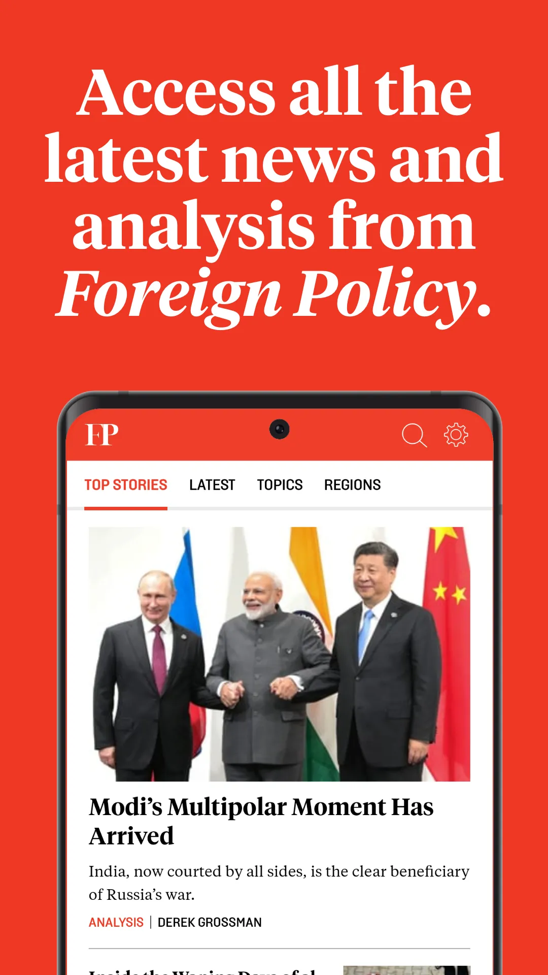 Foreign Policy | Indus Appstore | Screenshot