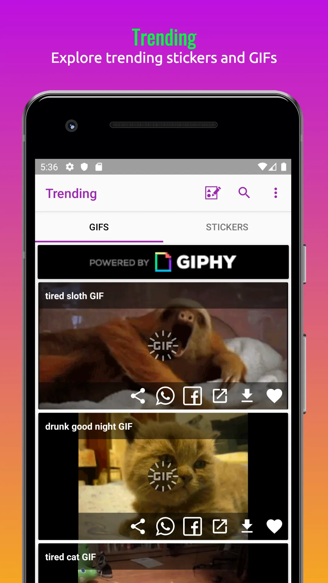 GIF Search & Maker, Video to G | Indus Appstore | Screenshot