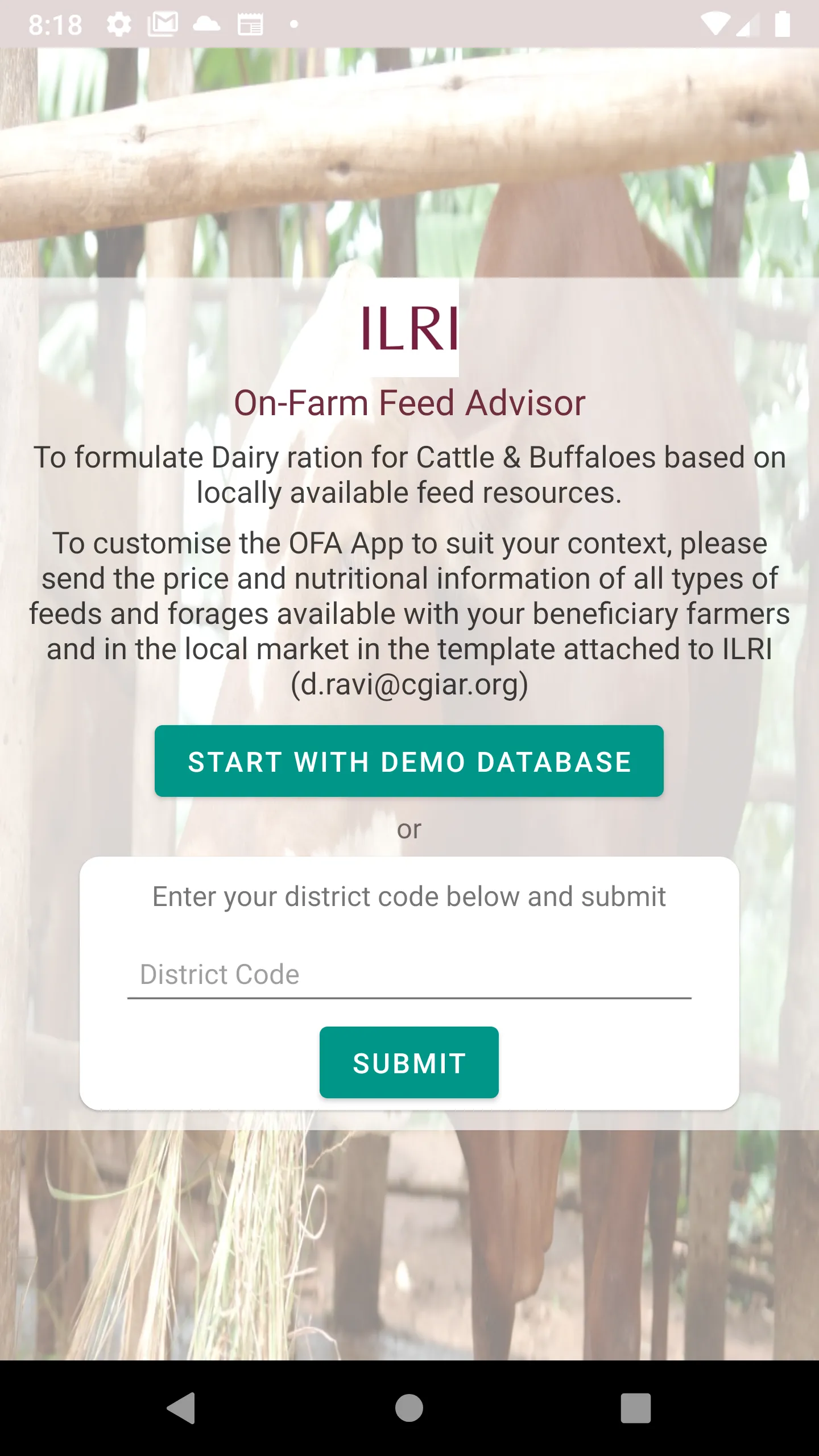 On-farm Feed Advisor | Indus Appstore | Screenshot