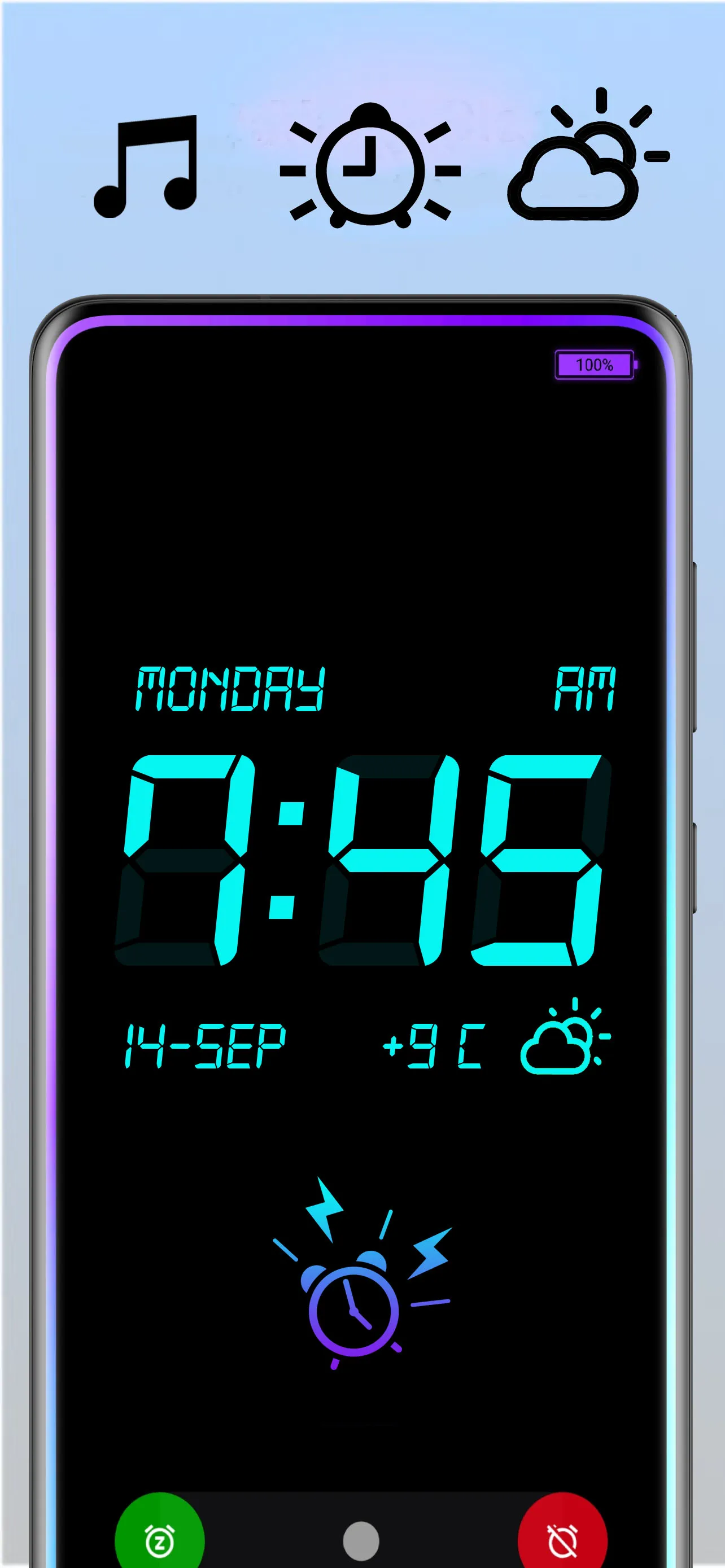 Digital Alarm Clock | Indus Appstore | Screenshot