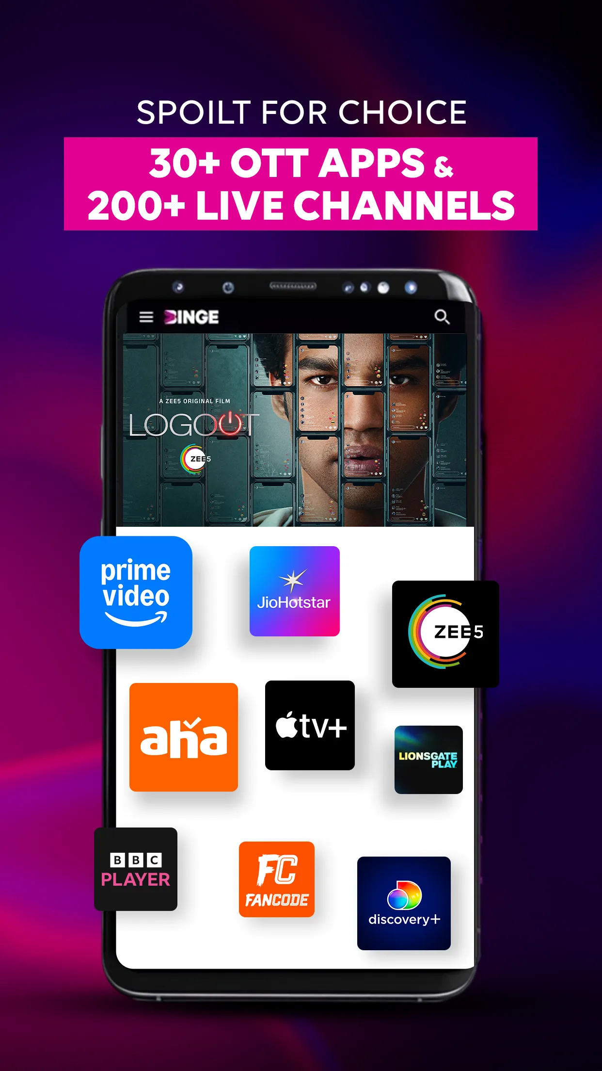 Tata Play Binge: 30+ OTTs in 1 | Indus Appstore | Screenshot