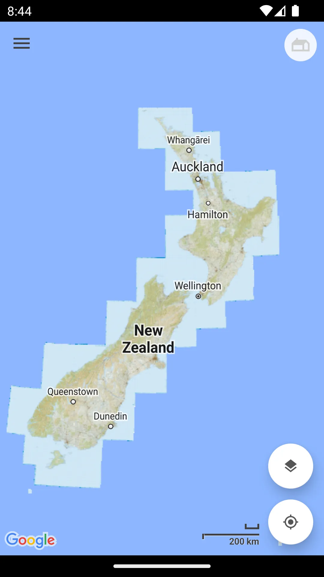 New Zealand (NZ) Topo Map | Indus Appstore | Screenshot