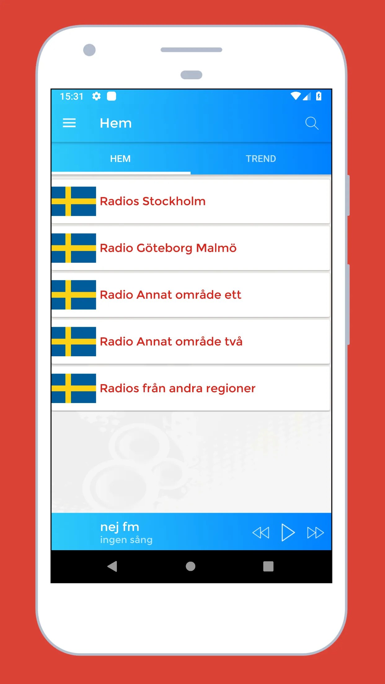 Radio Sweden - Radio Sweden FM | Indus Appstore | Screenshot