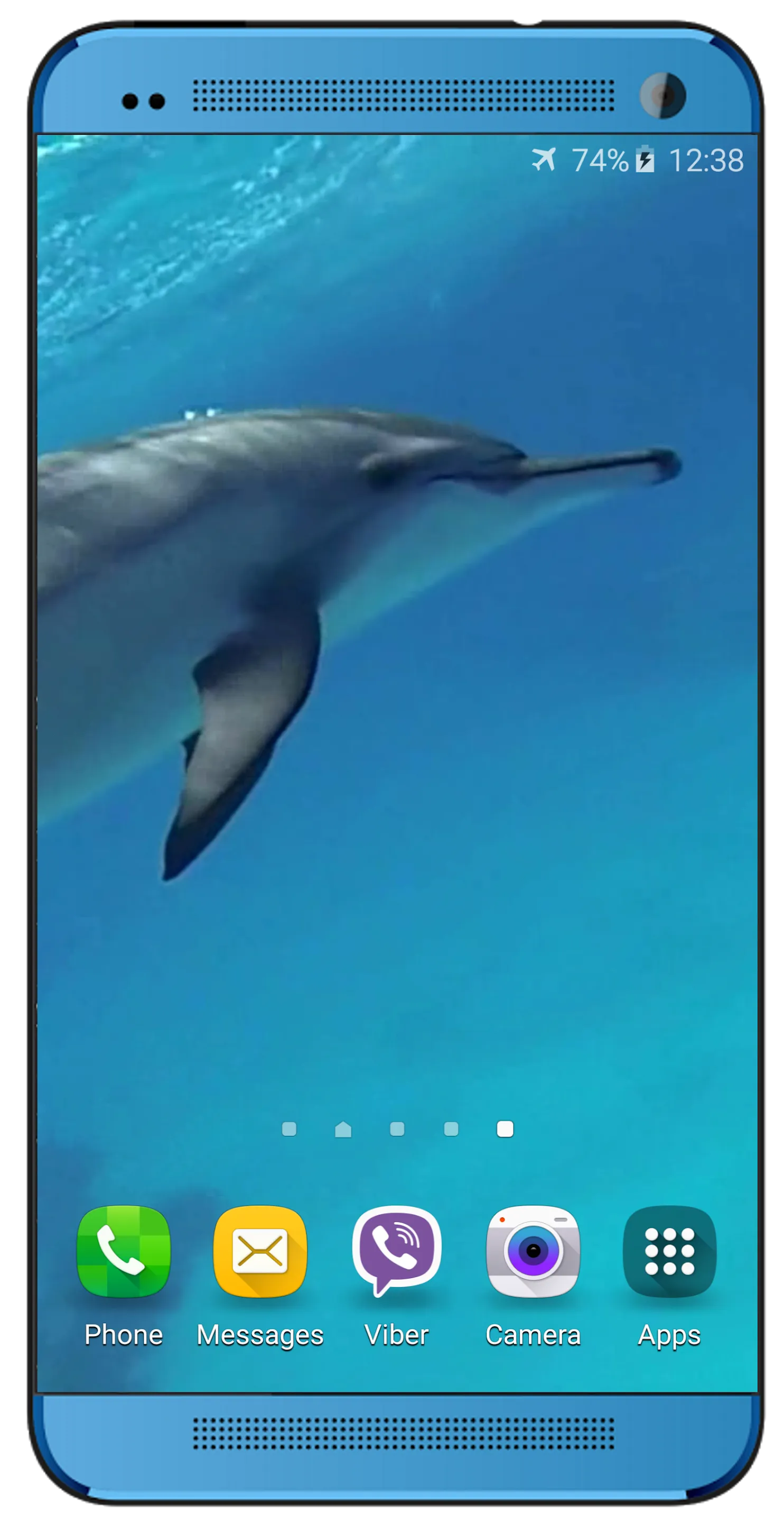 Dolphins +Sound Live Wallpaper | Indus Appstore | Screenshot