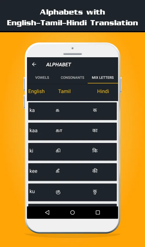 Learn Hindi from English Tamil | Indus Appstore | Screenshot